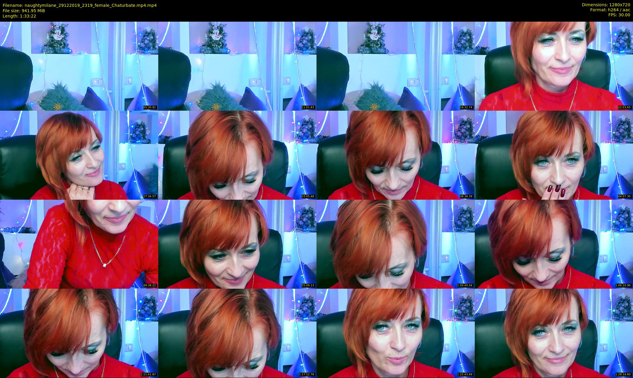 naughtymilane — 94 minute Chaturbate female cam show recording, 720p, Dec 29, 2019