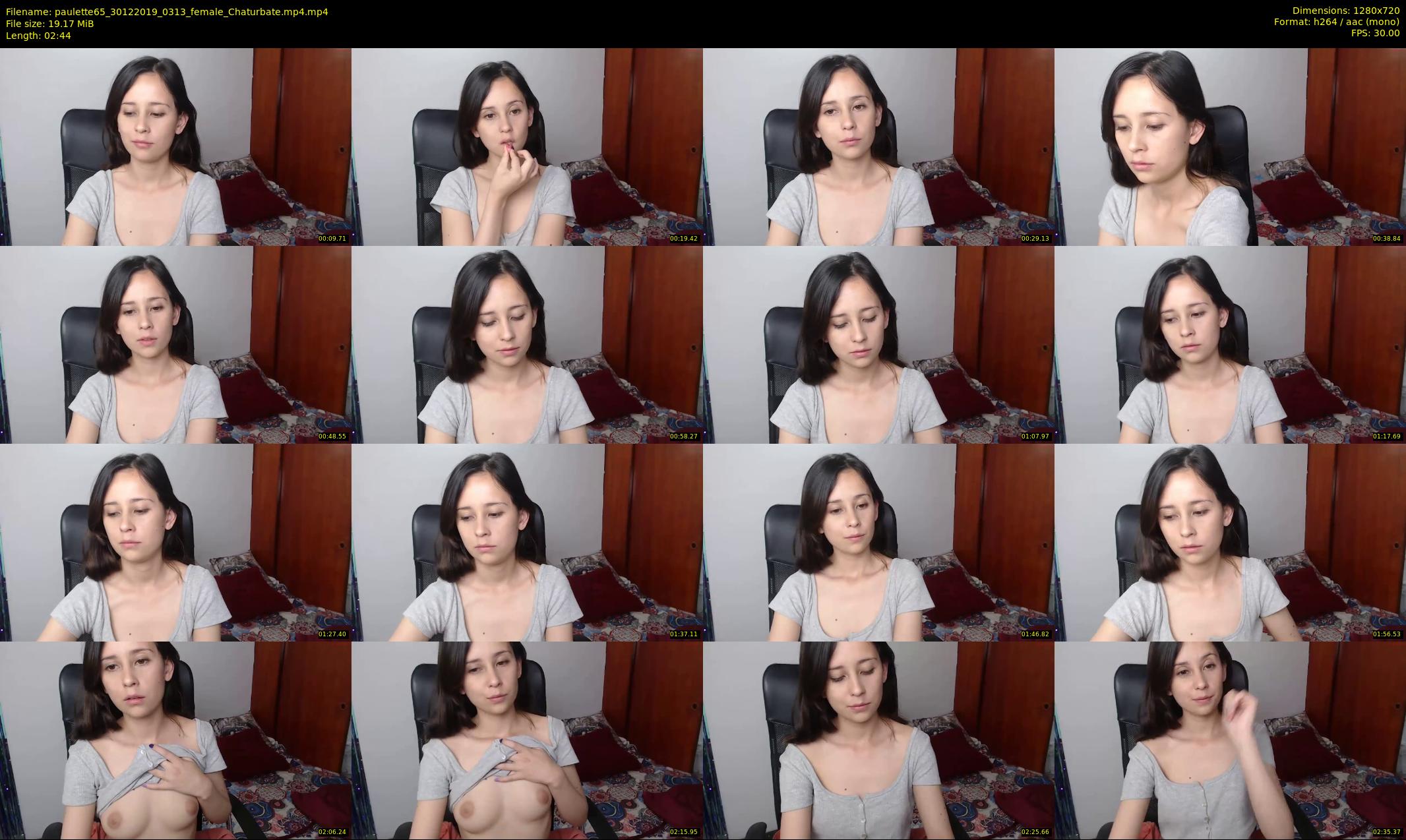 paulette65 — 3 minute Chaturbate female cam show recording, 720p, Dec 30, 2019