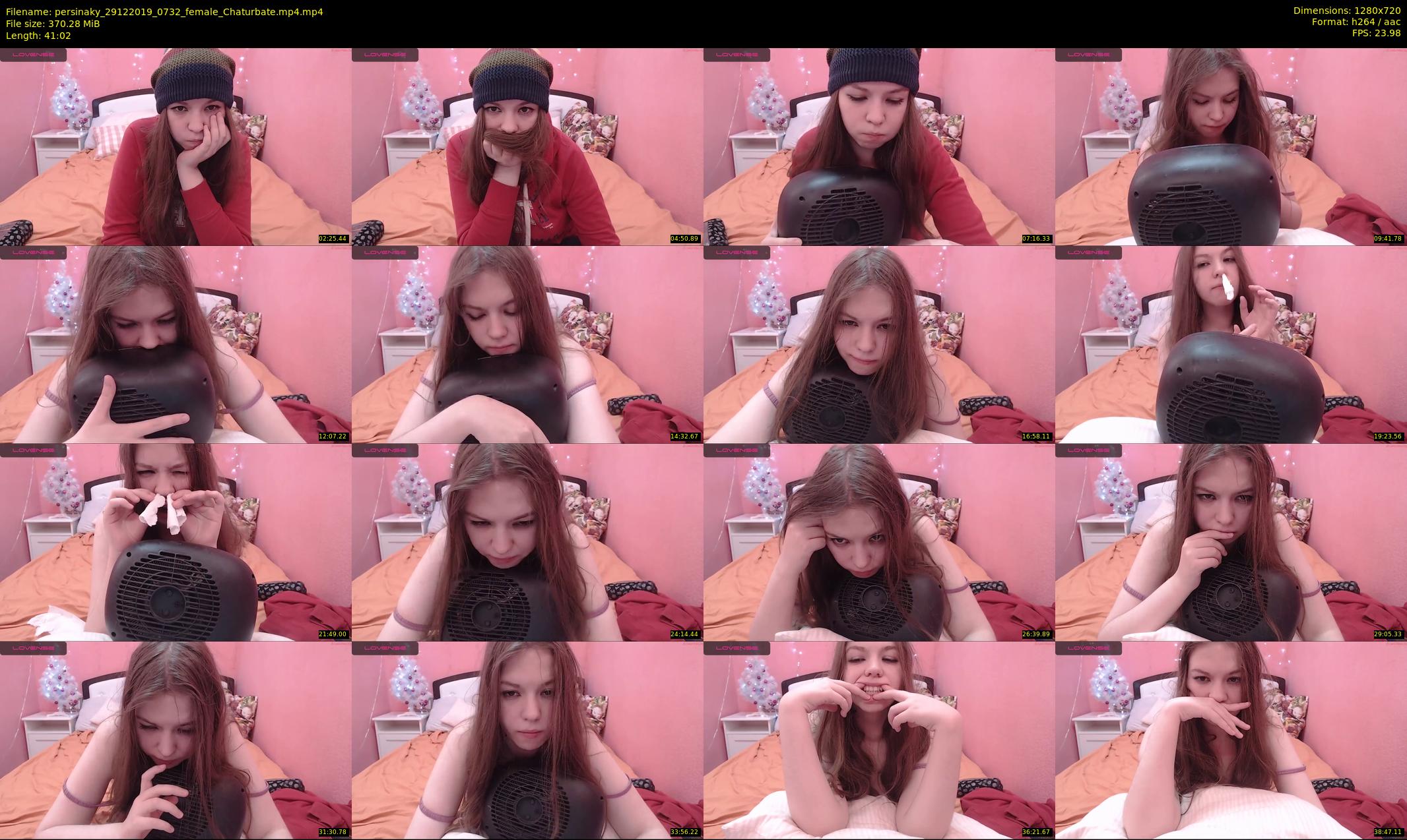 persinaky — 42 minute Chaturbate female cam show recording, 720p, Dec 29, 2019