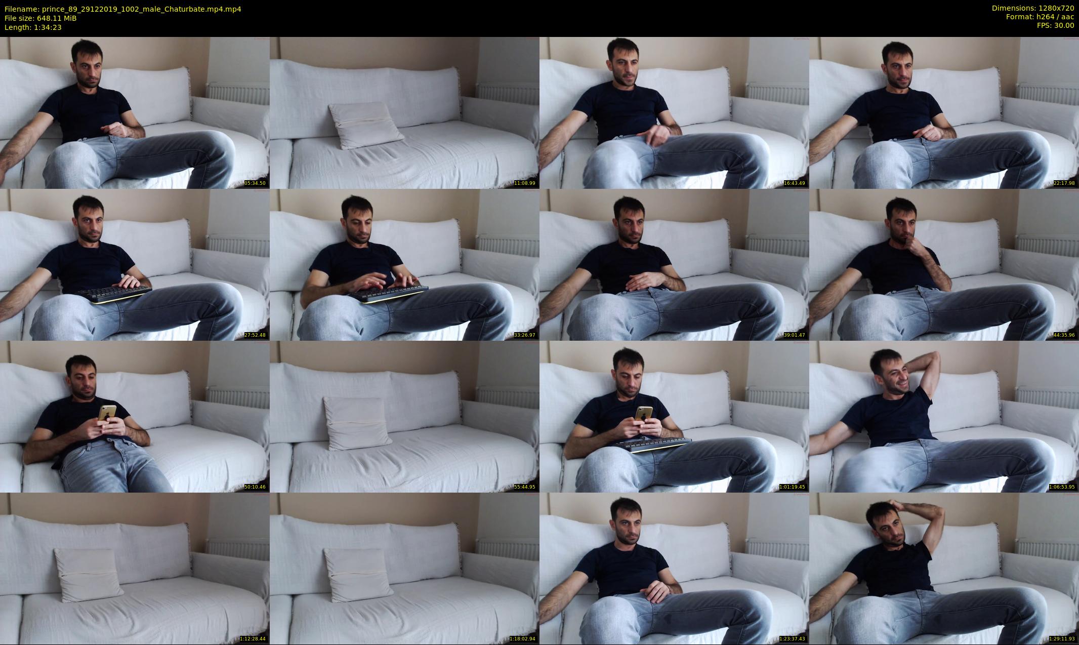 prince_89 — 95 minute Chaturbate male cam show recording, 720p, Dec 29, 2019