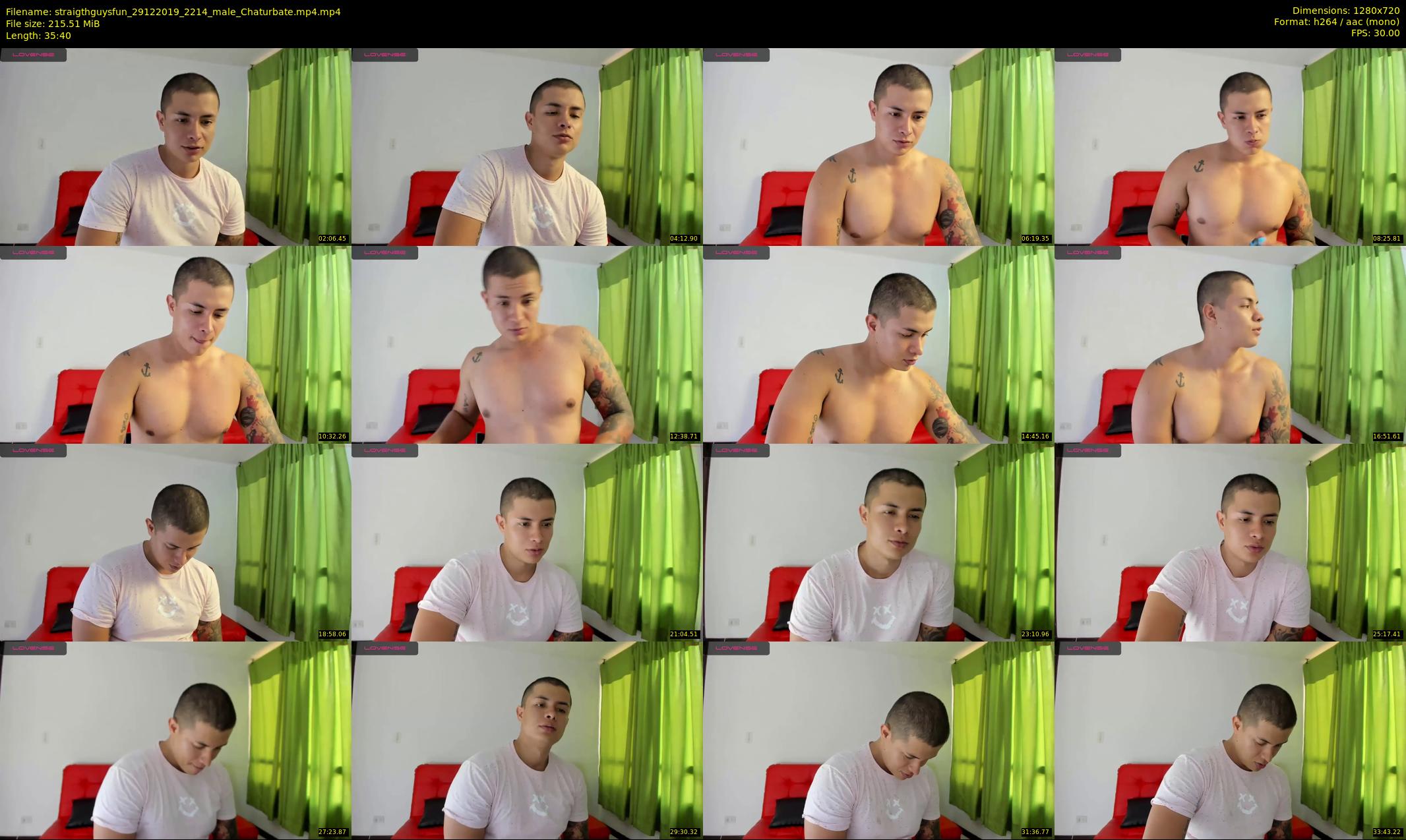 straigthguysfun — 36 minute Chaturbate male cam show recording, 720p, Dec 29, 2019