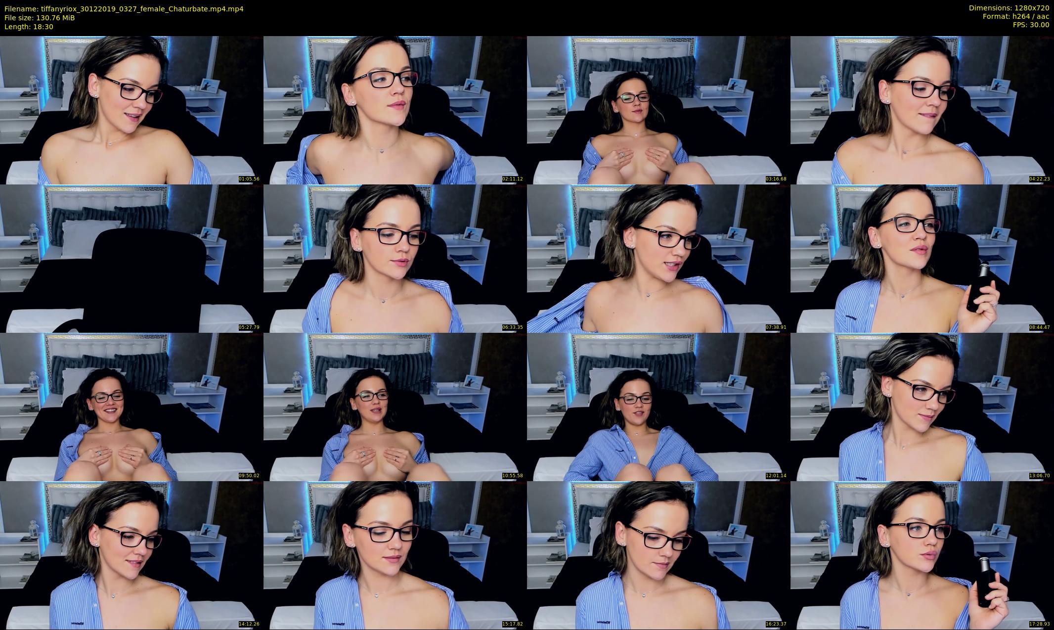 tiffanyriox — 19 minute Chaturbate female cam show recording, 720p, Dec 30, 2019