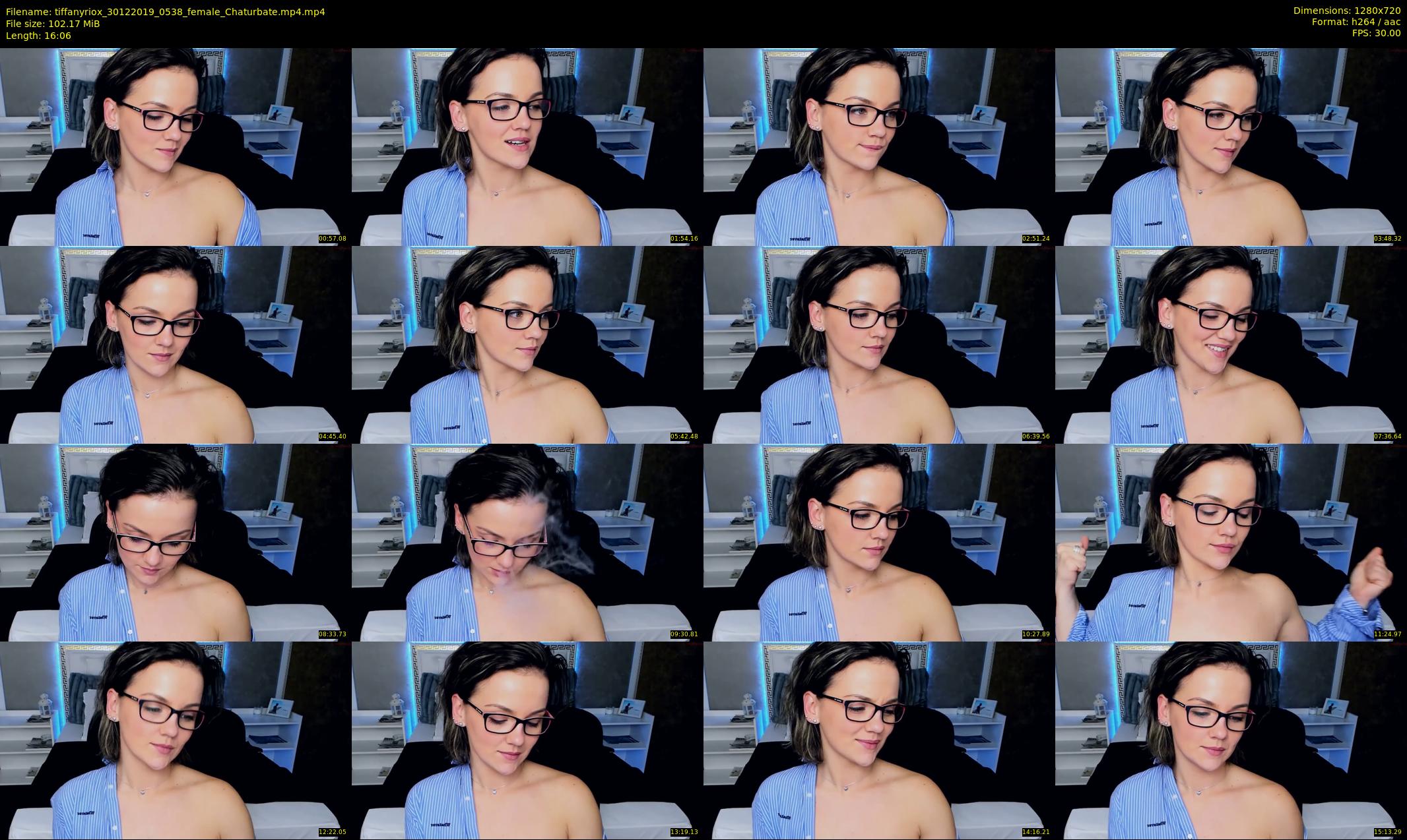 tiffanyriox — 17 minute Chaturbate female cam show recording, 720p, Dec 30, 2019