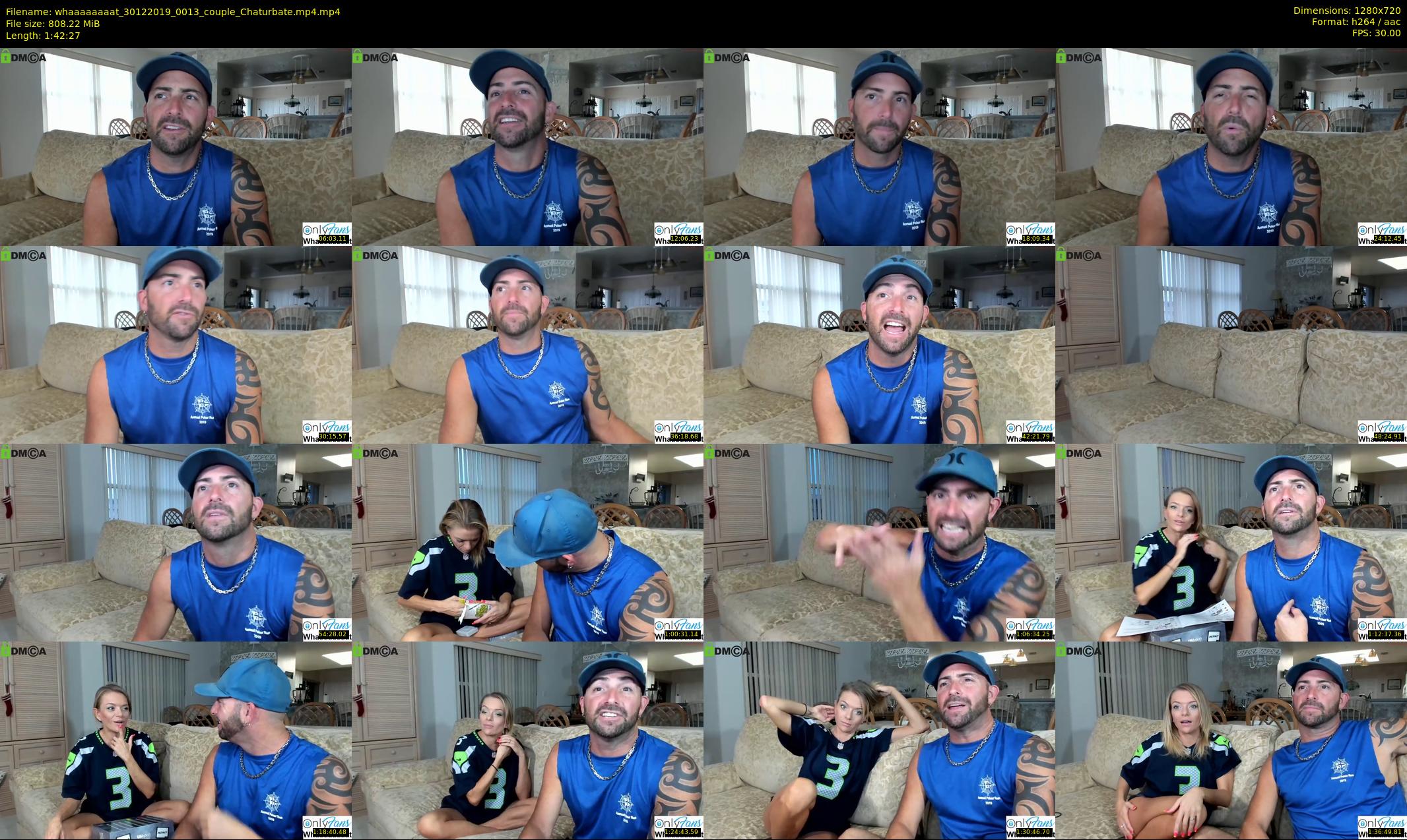 whaaaaaaaat — 103 minute Chaturbate couple cam show recording, 720p, Dec 30, 2019