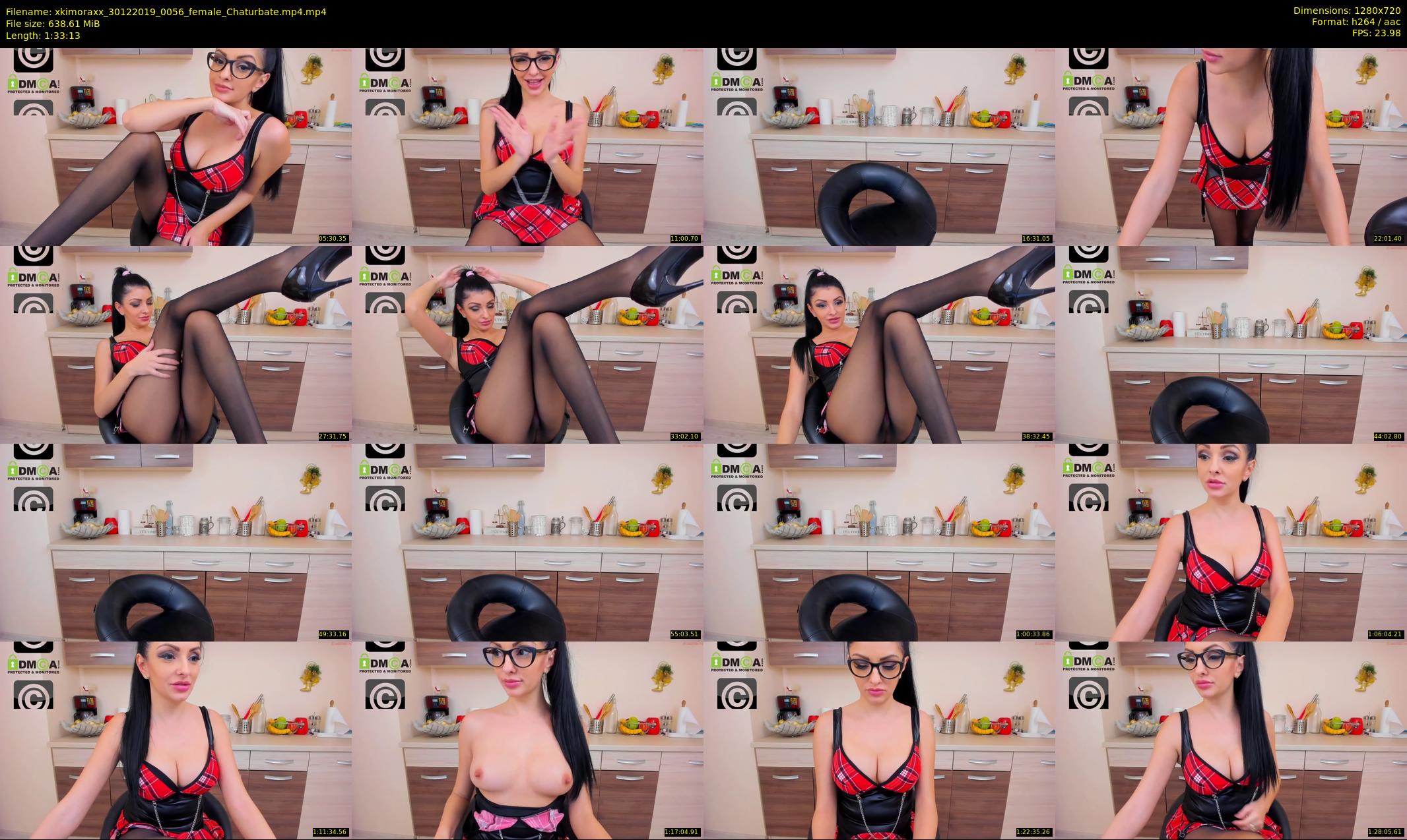 xkimoraxx — 94 minute Chaturbate female cam show recording, 720p, Dec 30, 2019