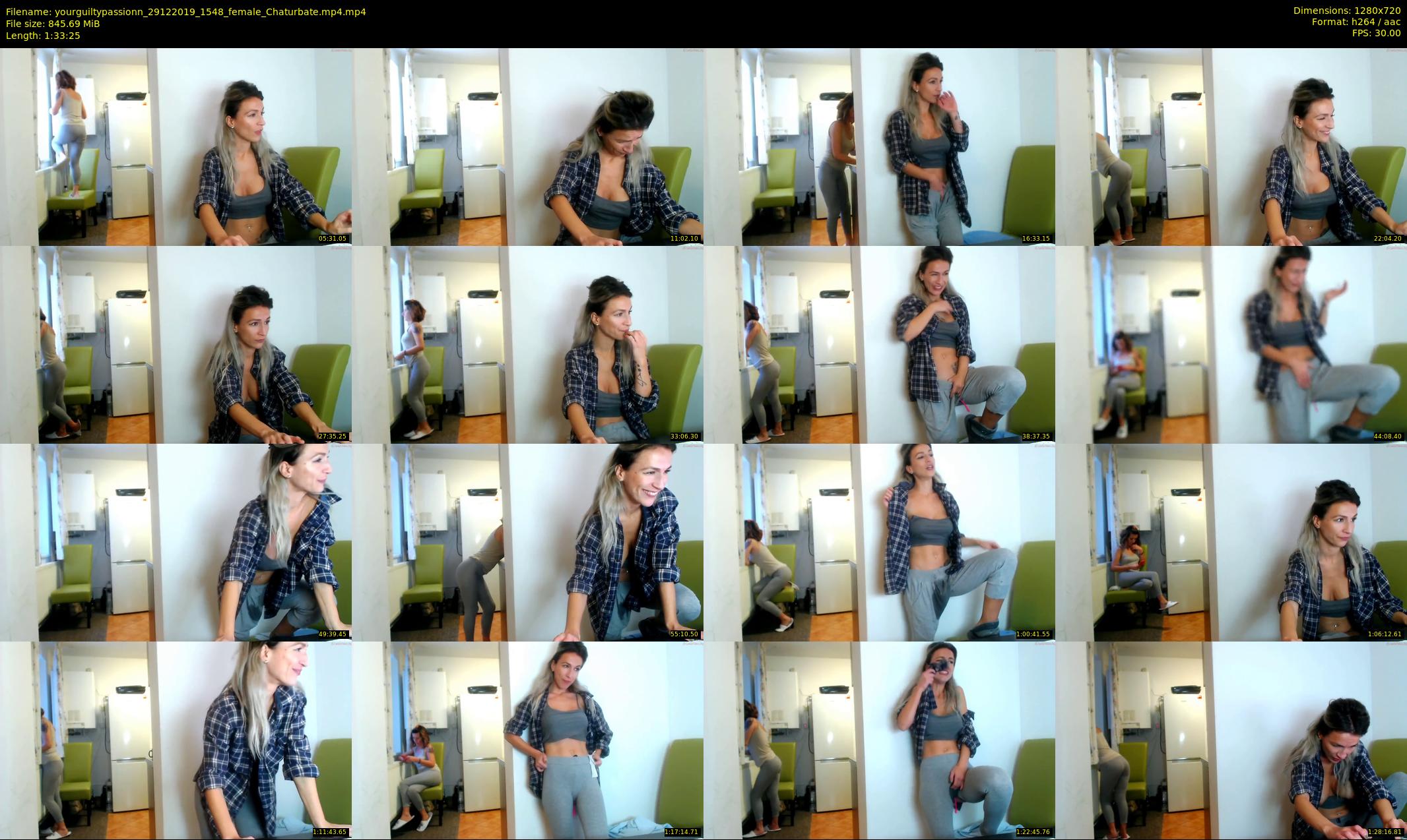 yourguiltypassionn — 94 minute Chaturbate female cam show recording, 720p, Dec 29, 2019