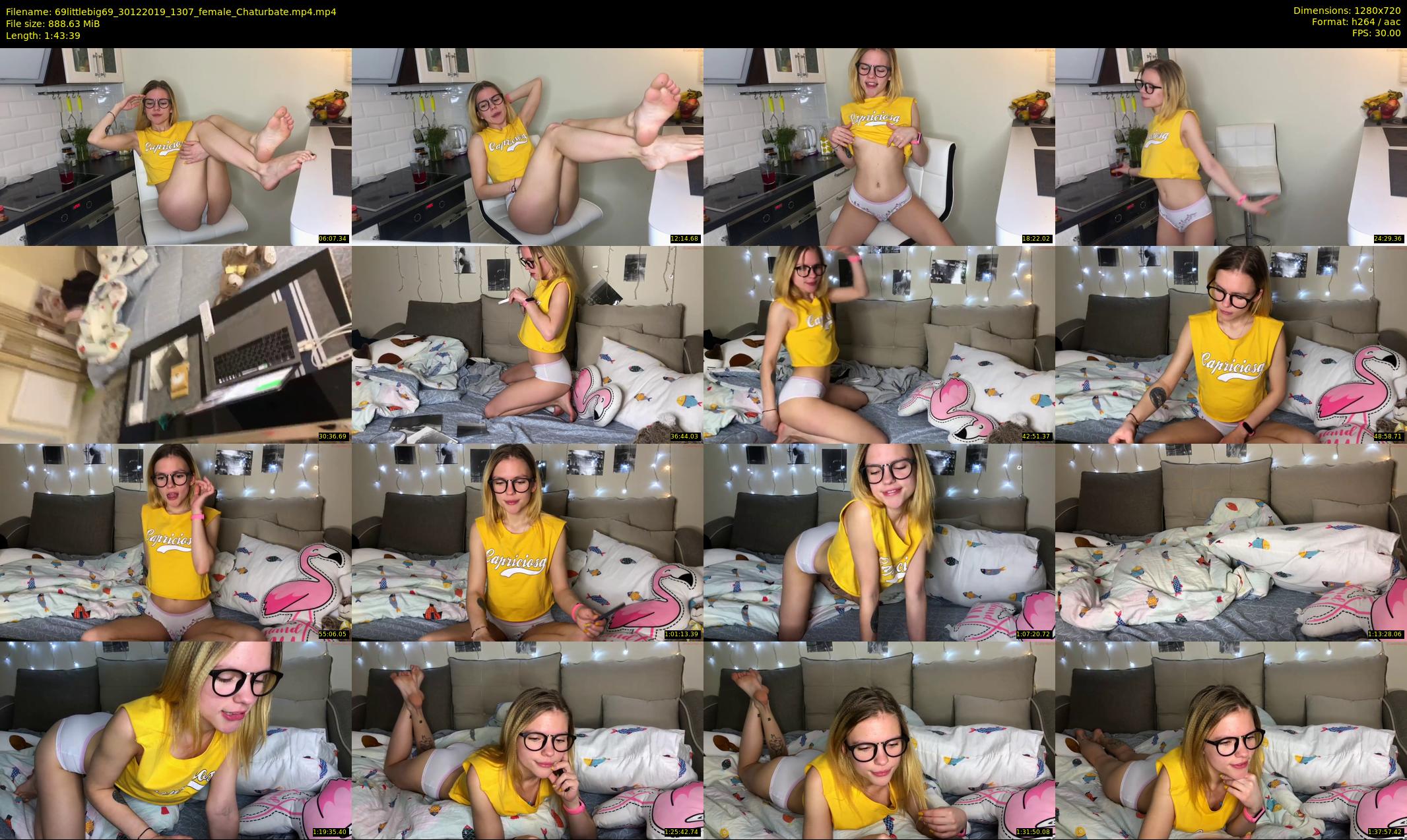69littlebig69 — 104 minute Chaturbate couple cam show recording, 720p, Dec 30, 2019