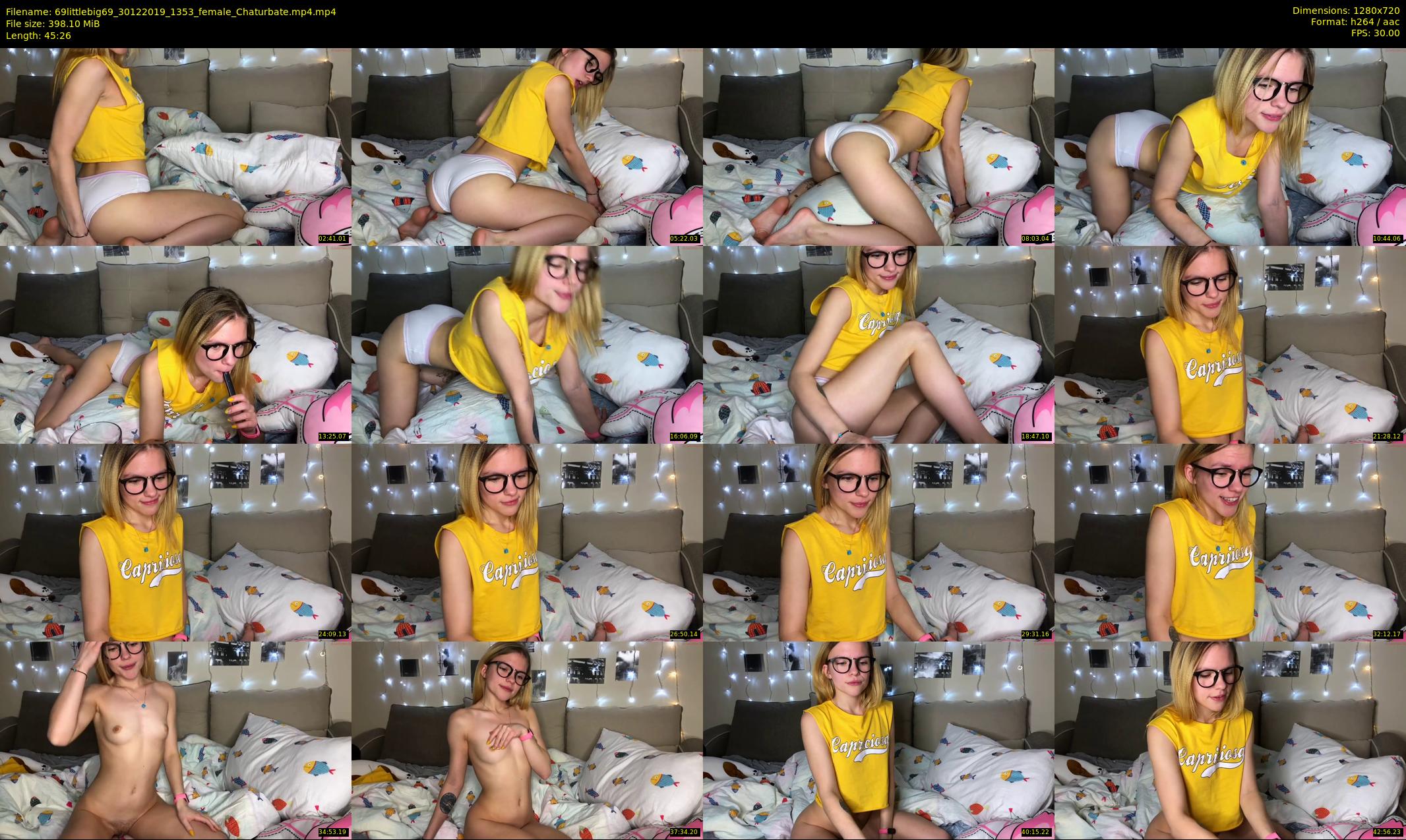 69littlebig69 — 46 minute Chaturbate couple cam show recording, 720p, Dec 30, 2019