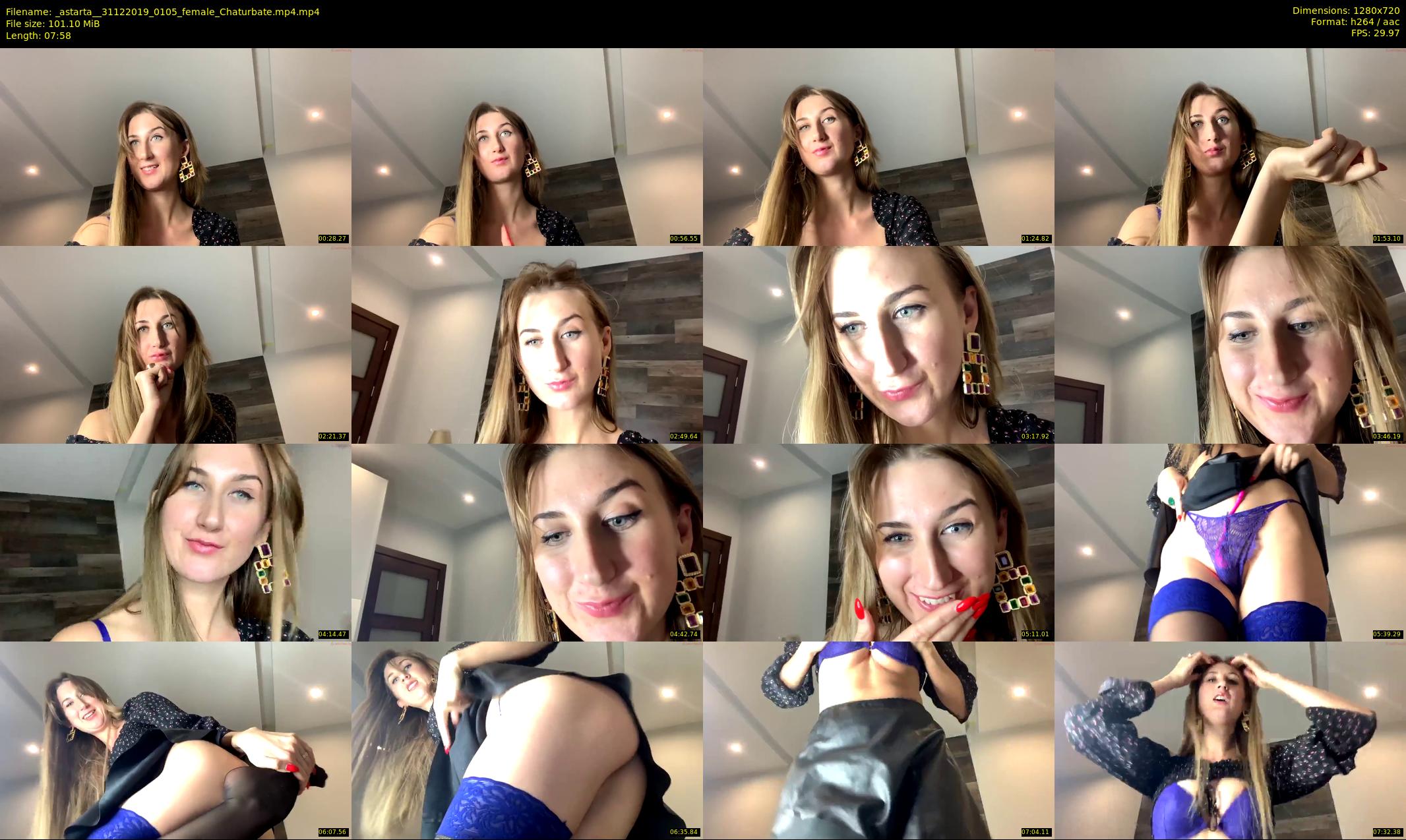 _astarta_ — 8 minute Chaturbate female cam show recording, 720p, Dec 31, 2019
