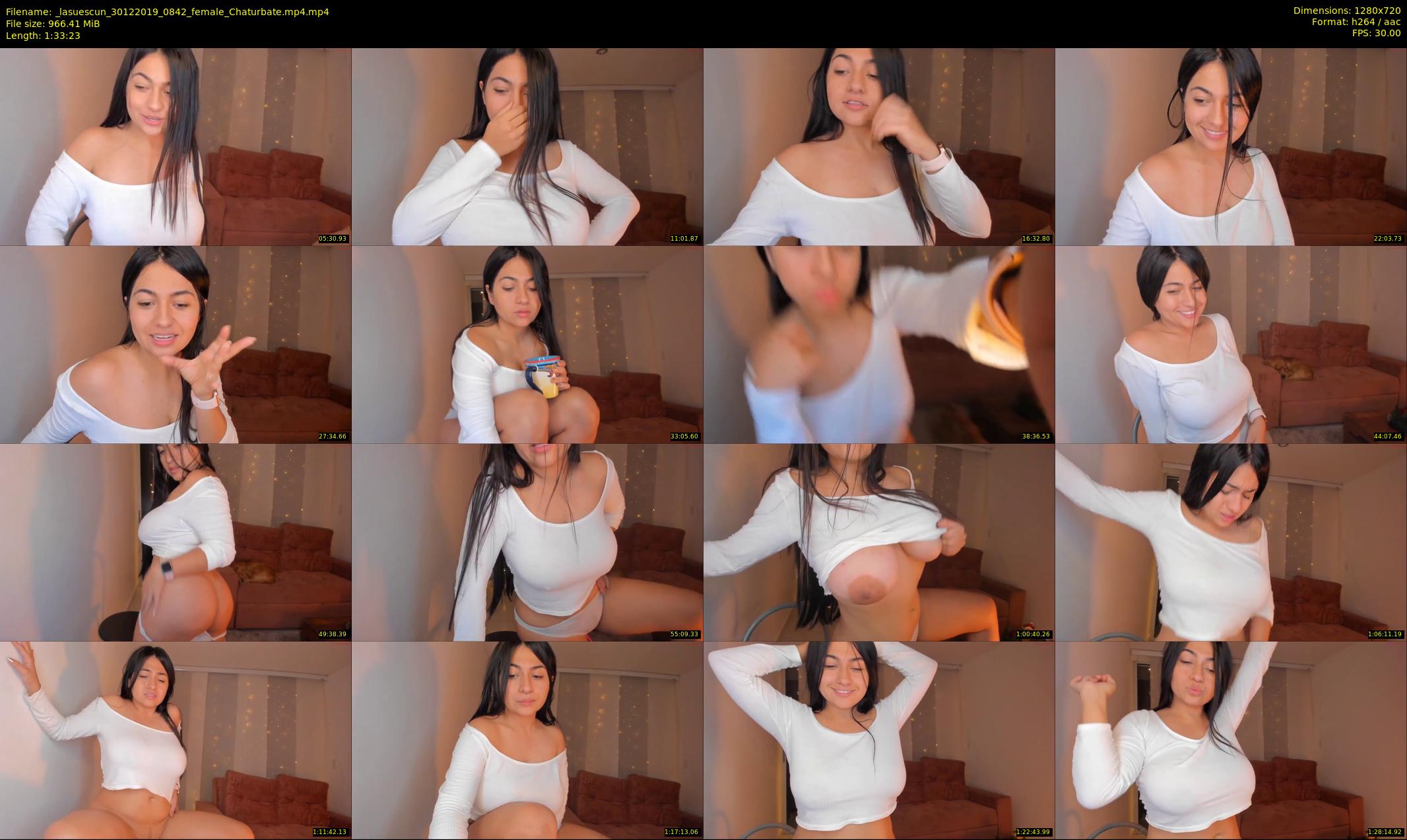 _lasuescun — 94 minute Chaturbate female cam show recording, 720p, Dec 30, 2019