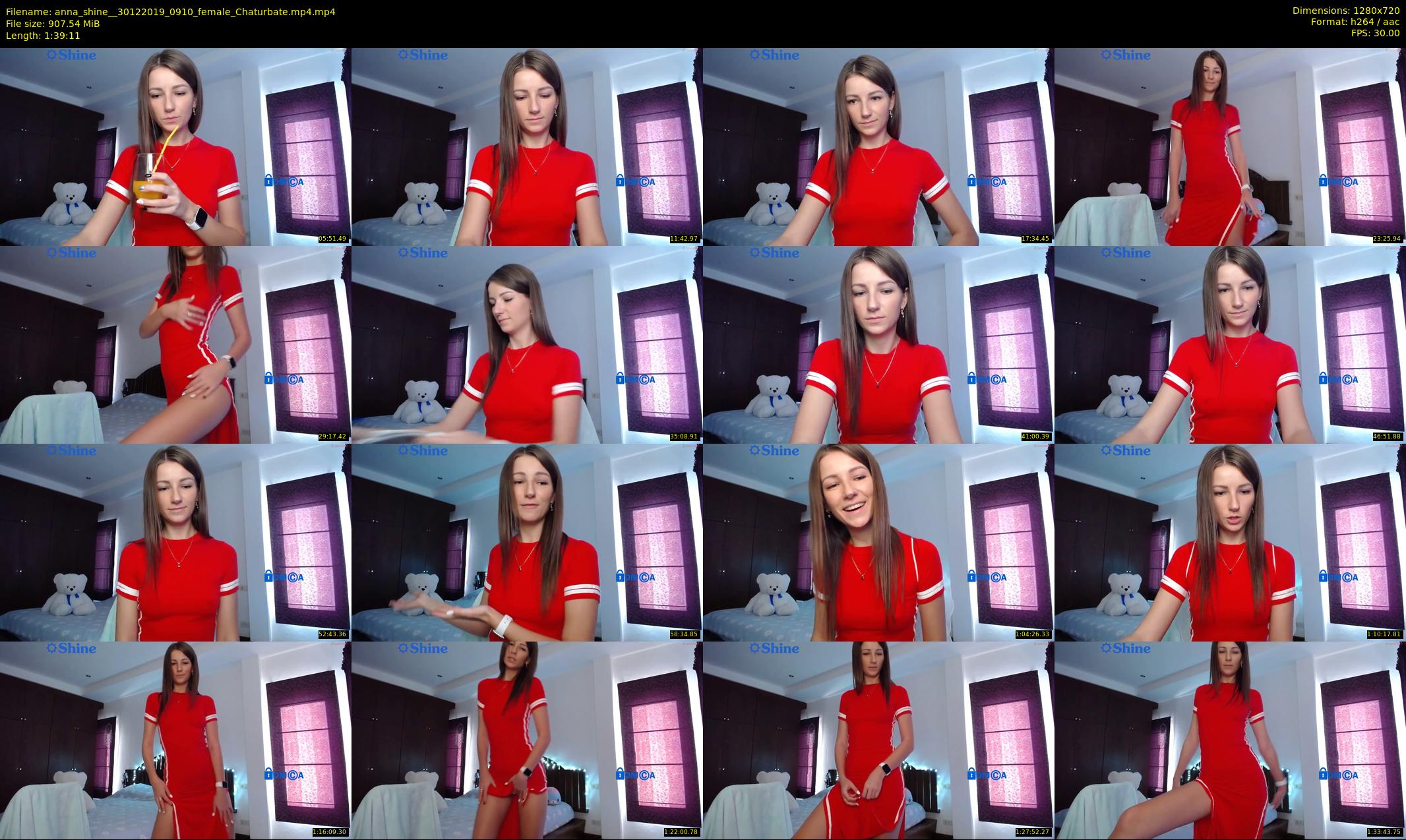 anna_shine_ — 100 minute Chaturbate female cam show recording, 720p, Dec 30, 2019
