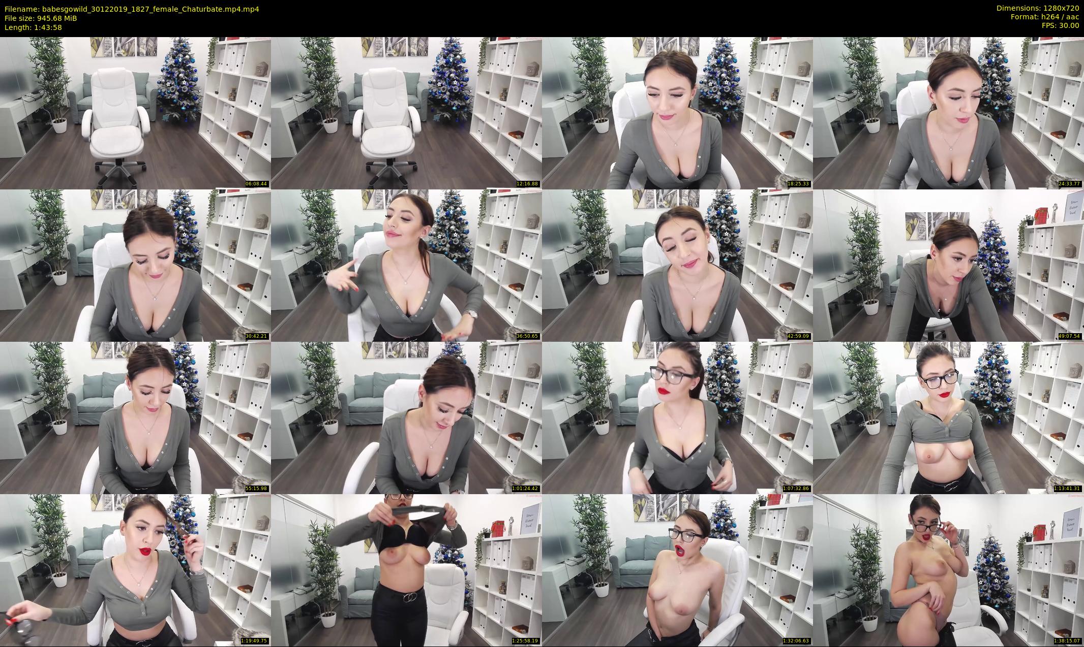 babesgowild — 104 minute Chaturbate couple cam show recording, 720p, Dec 30, 2019