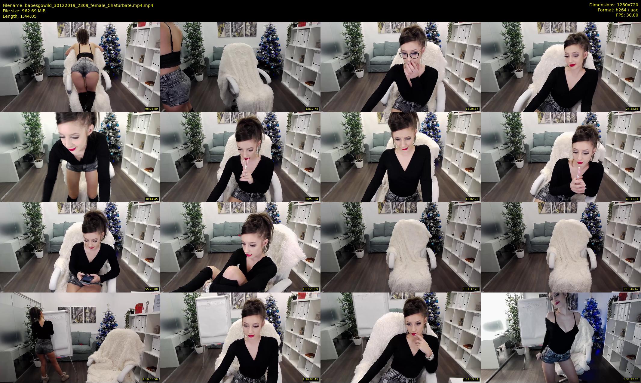 babesgowild — 105 minute Chaturbate couple cam show recording, 720p, Dec 30, 2019