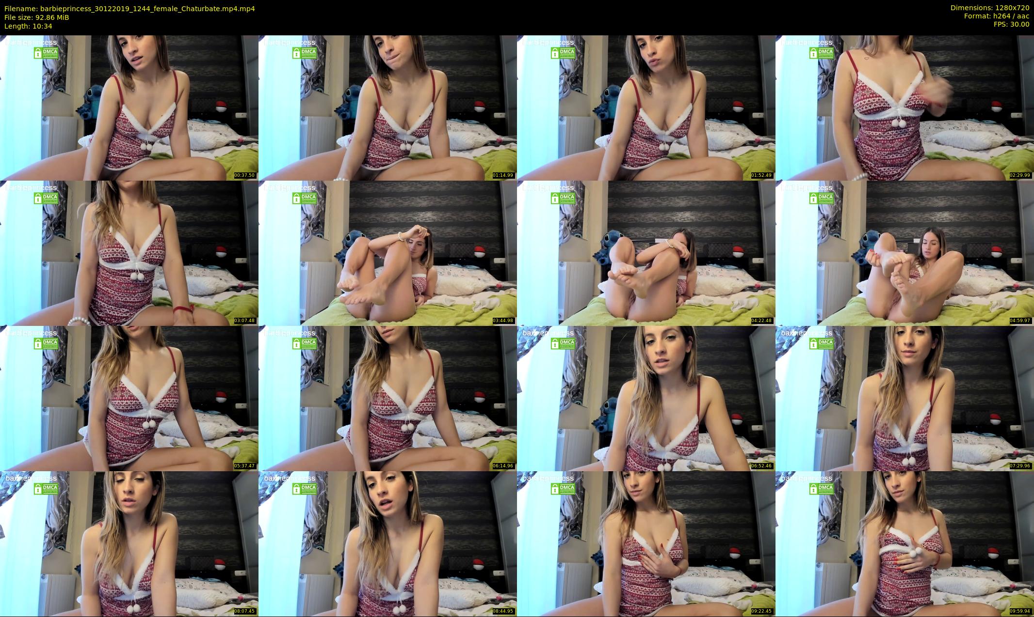 barbieprincess — 11 minute Chaturbate female cam show recording, 720p, Dec 30, 2019