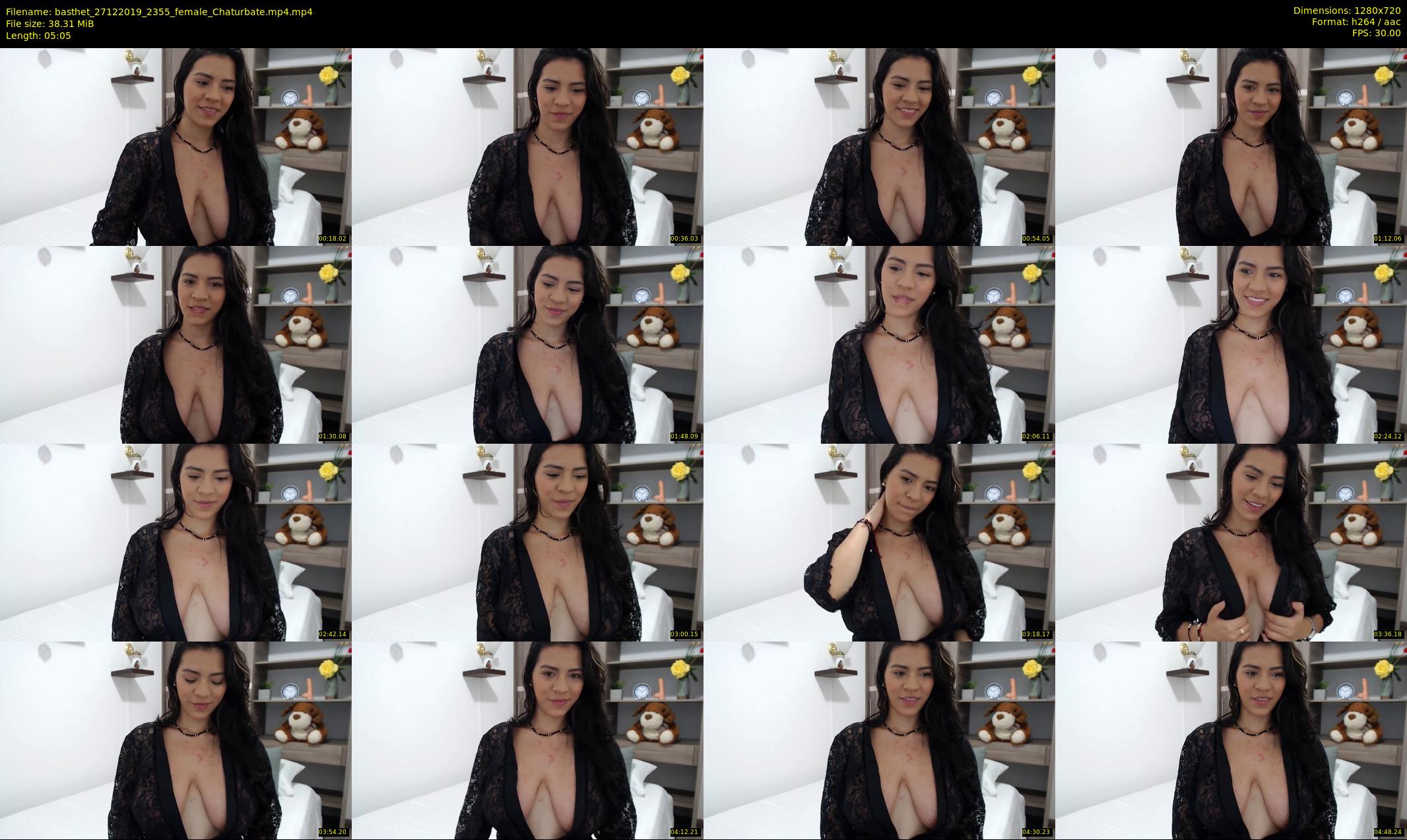 basthet — 6 minute Chaturbate female cam show recording, 720p, Dec 27, 2019