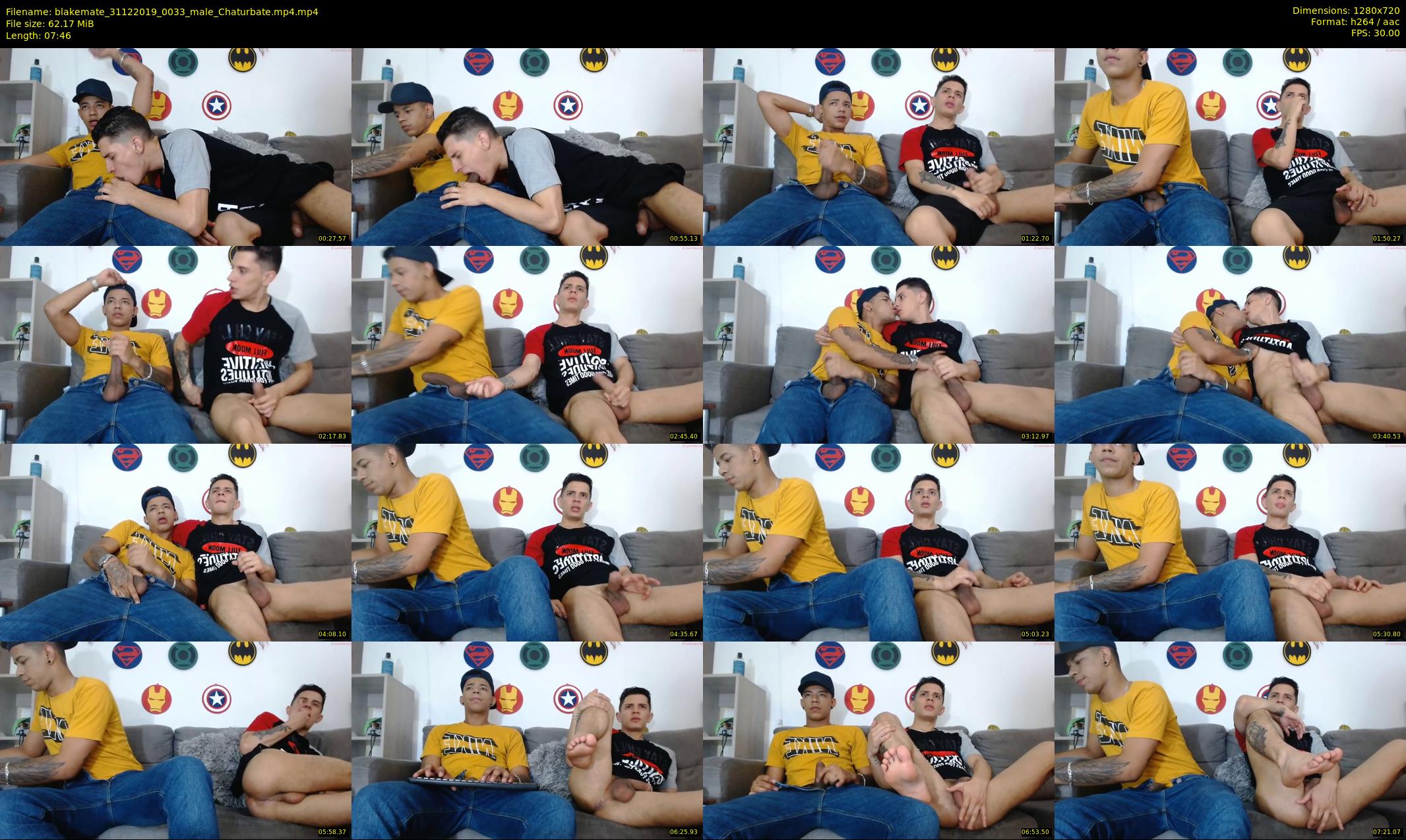 blakemate — 8 minute Chaturbate male cam show recording, 720p, Dec 31, 2019