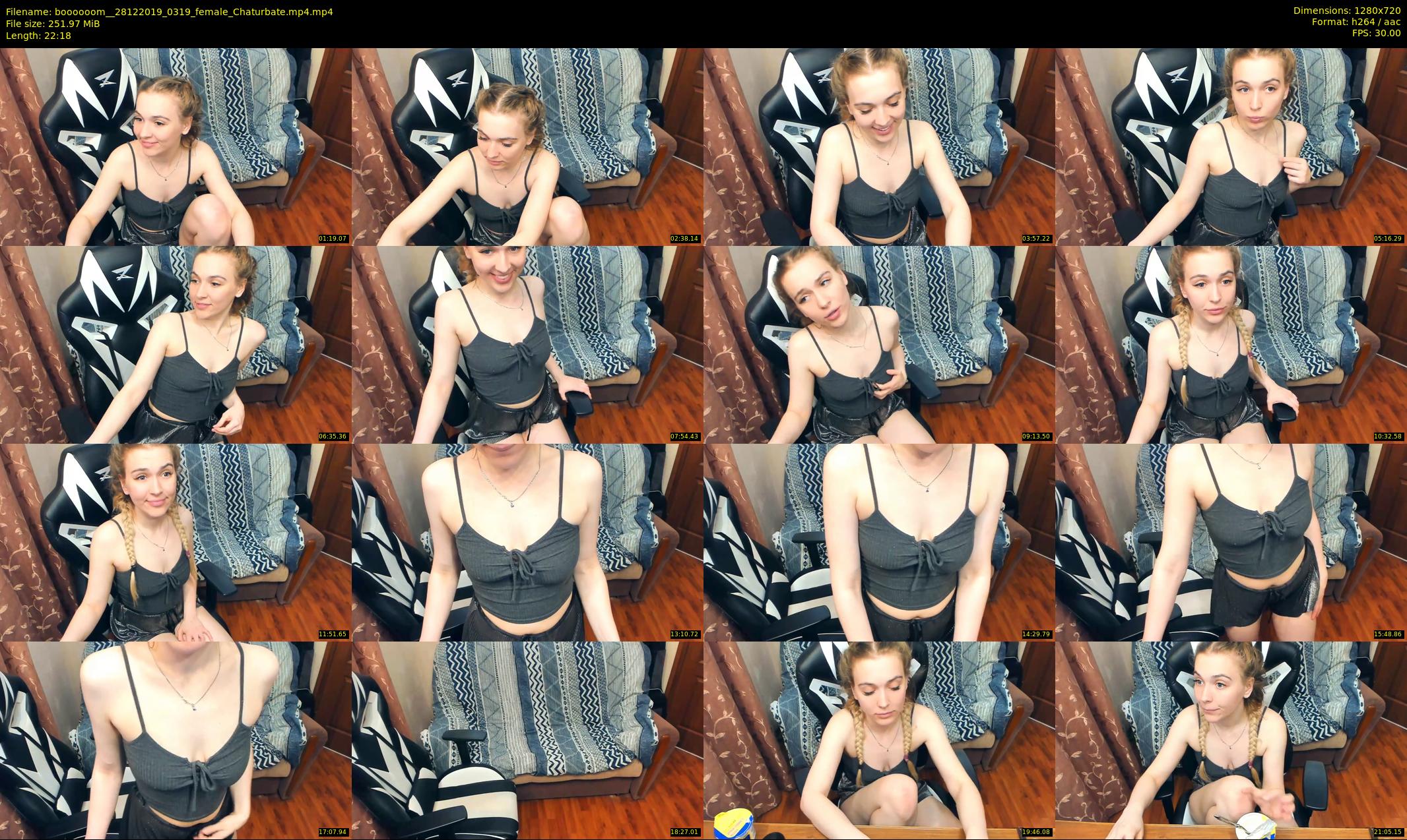 boooooom_ — 23 minute Chaturbate female cam show recording, 720p, Dec 28, 2019