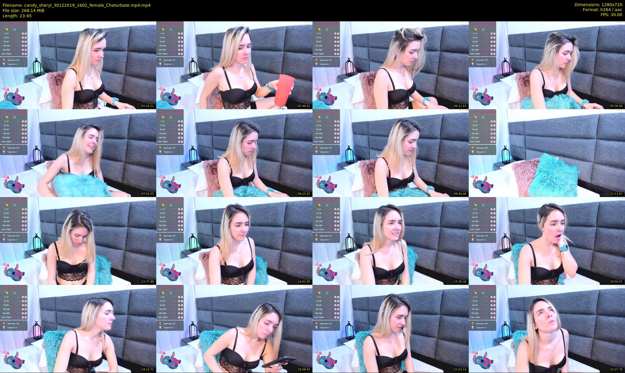 candy_sheryl — 24 minute Chaturbate female cam show recording, 720p, Dec 30, 2019