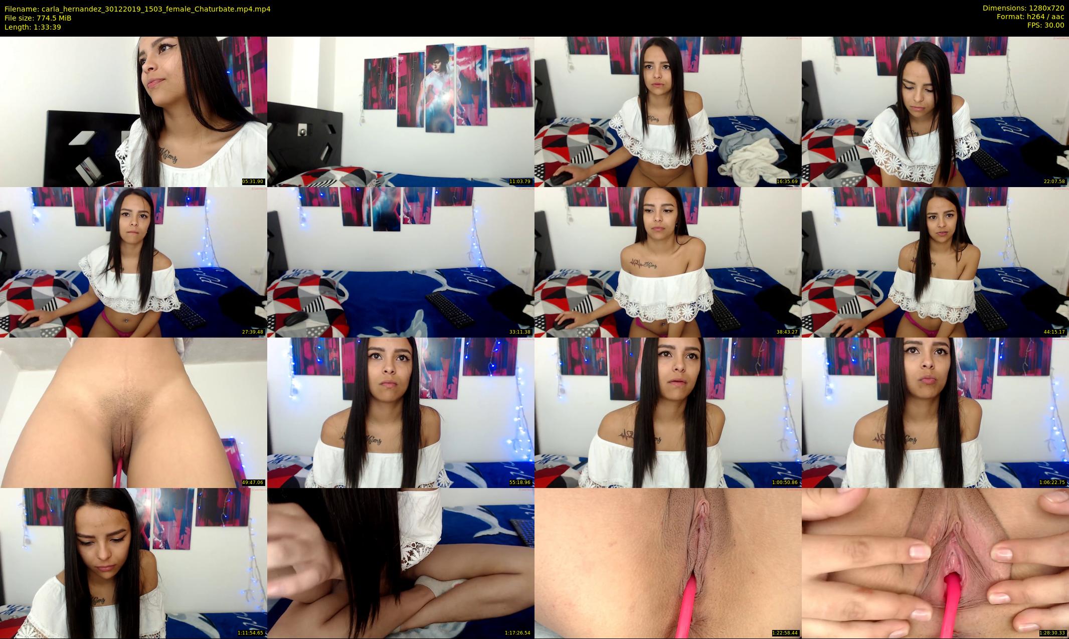 carla_hernandez — 94 minute Chaturbate female cam show recording, 720p, Dec 30, 2019