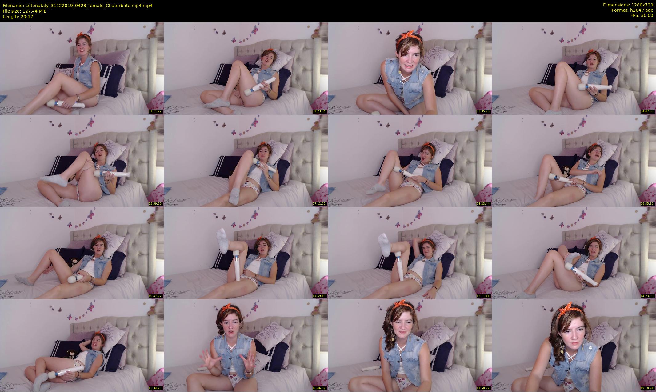 cutenataly — 21 minute Chaturbate female cam show recording, 720p, Dec 31, 2019