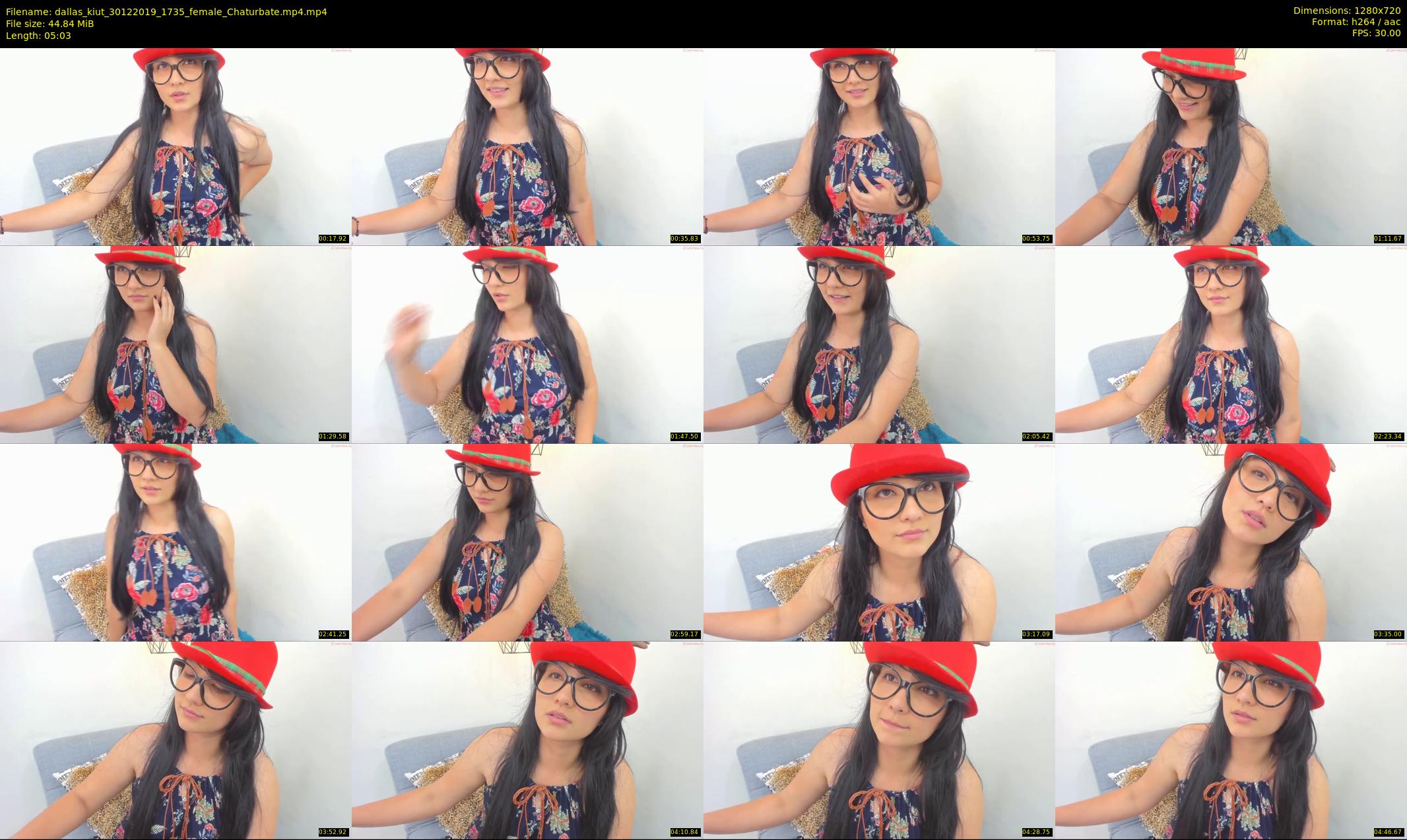 dallas_kiut — 6 minute Chaturbate female cam show recording, 720p, Dec 30, 2019