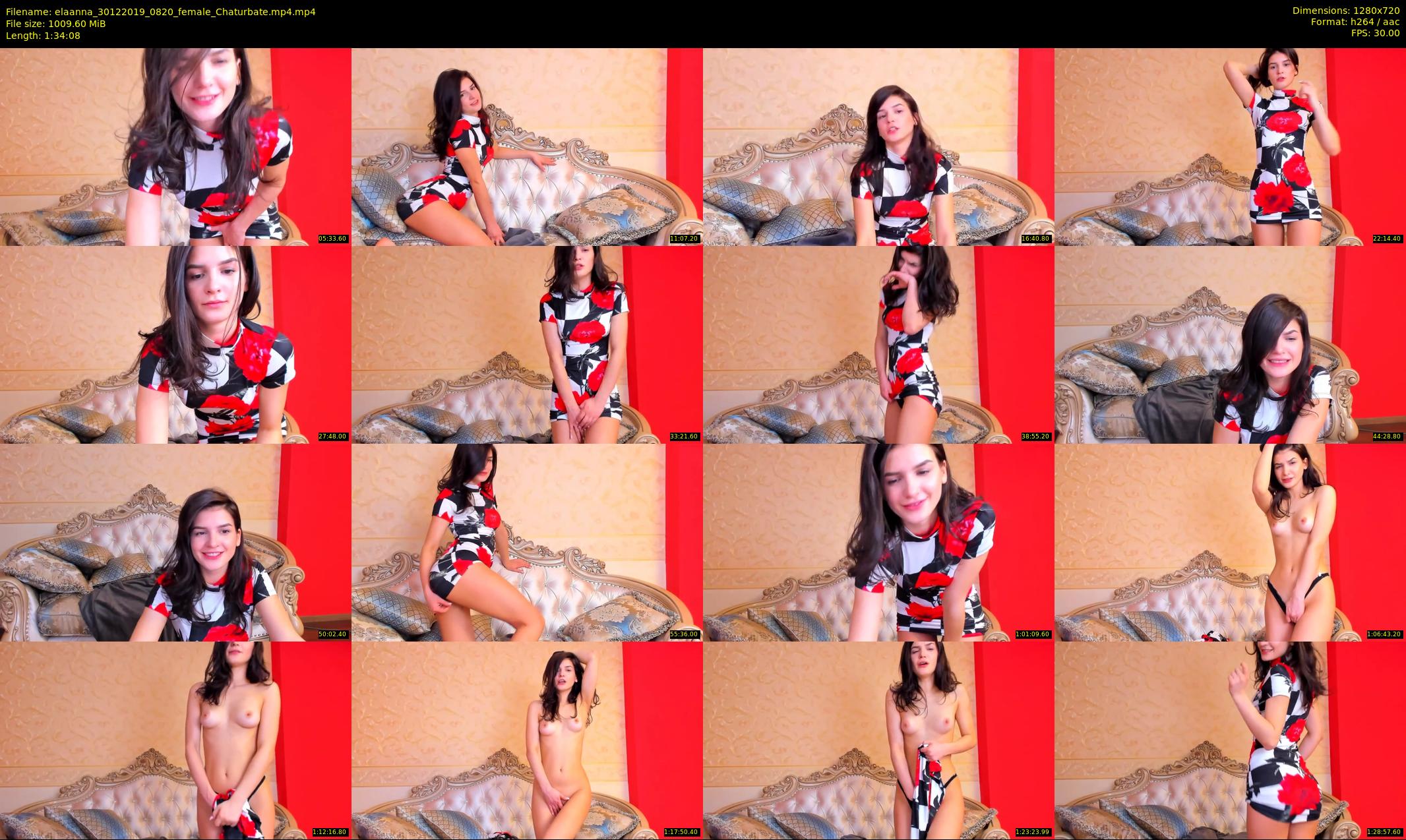 elaanna — 95 minute Chaturbate female cam show recording, 720p, Dec 30, 2019