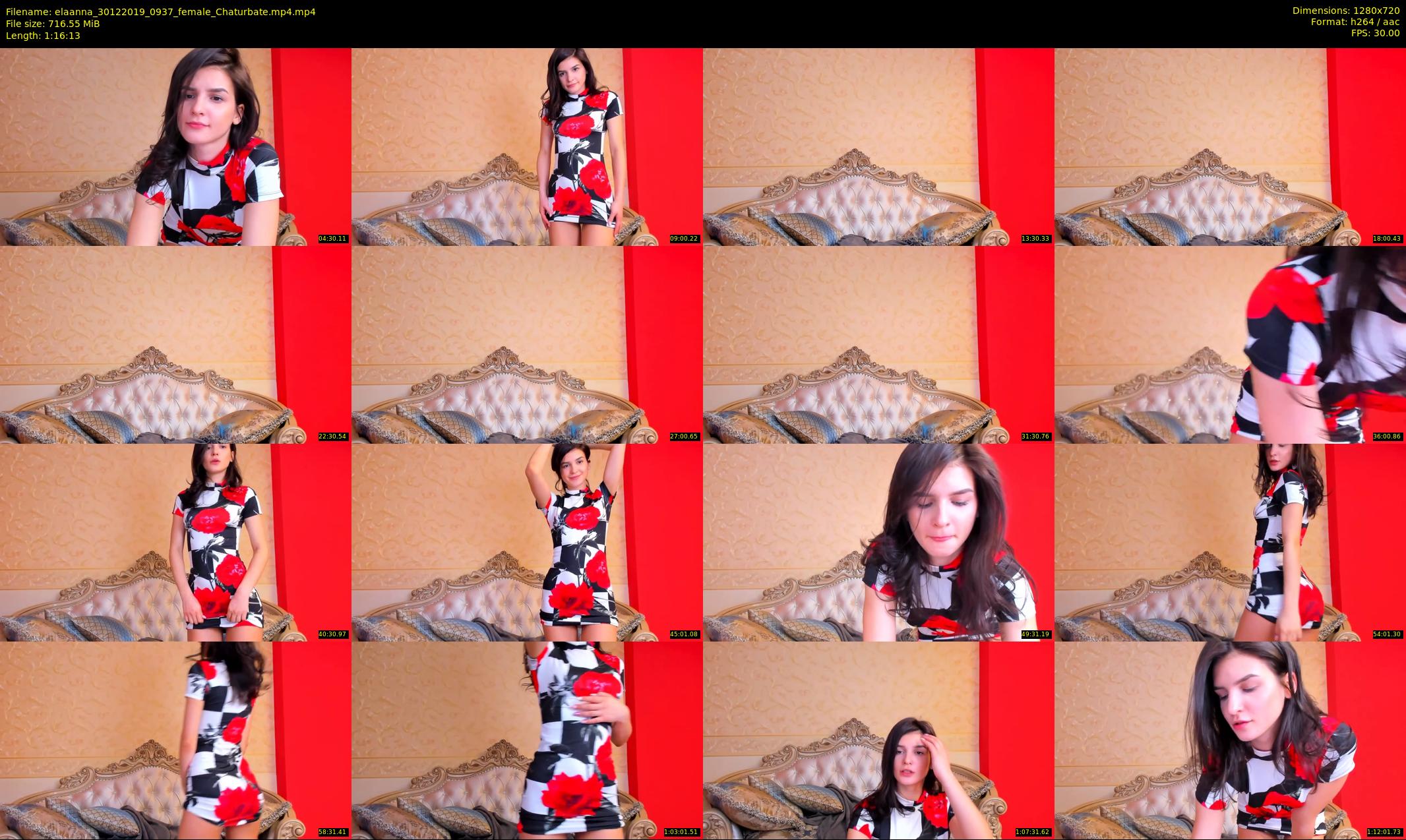elaanna — 77 minute Chaturbate female cam show recording, 720p, Dec 30, 2019