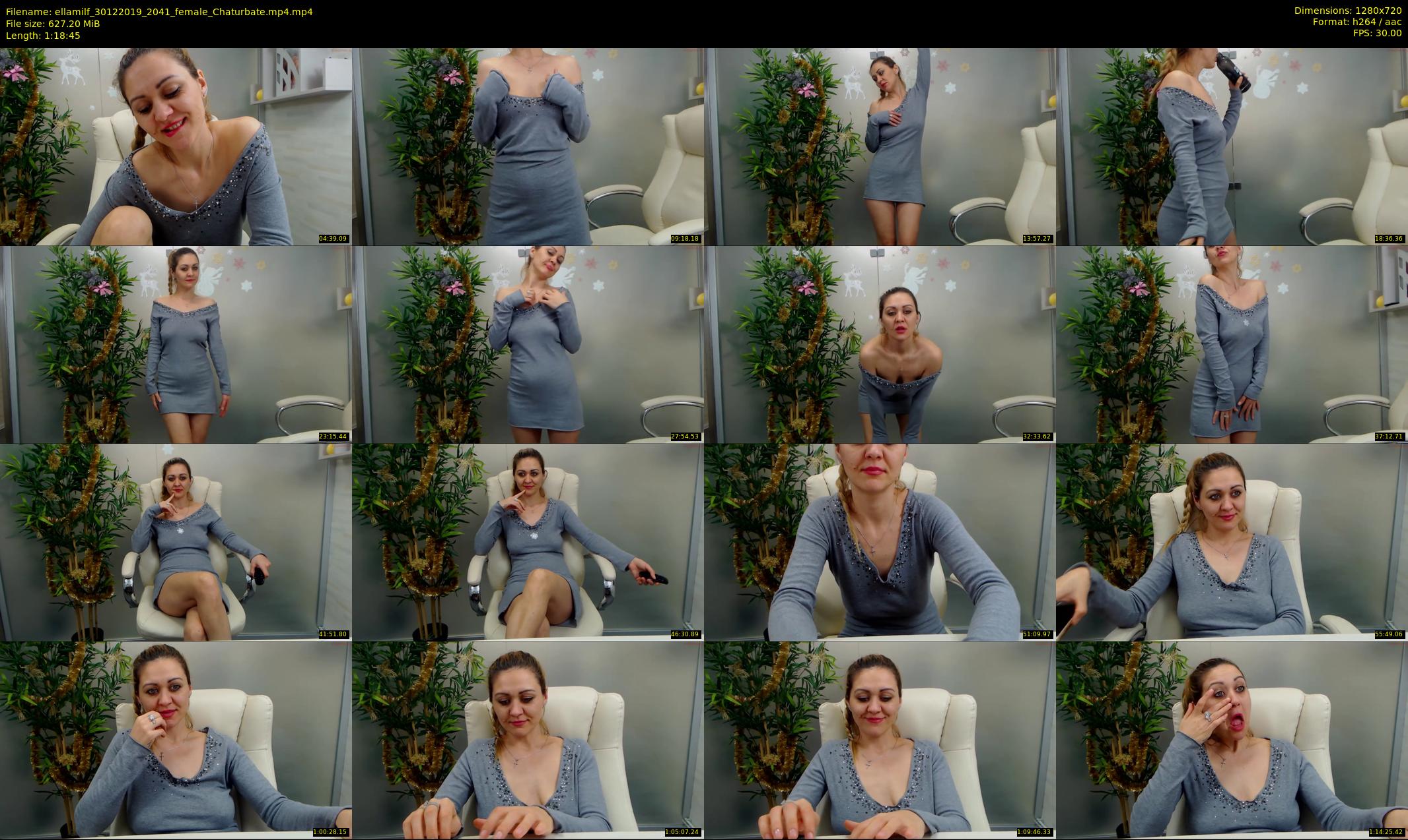 ellamilf — 79 minute Chaturbate female cam show recording, 720p, Dec 30, 2019