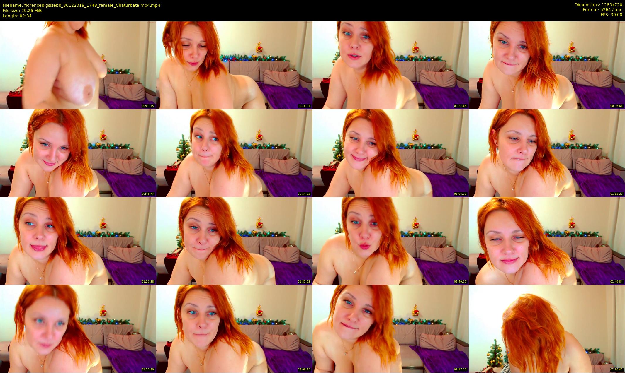 florencebigsizebb — 3 minute Chaturbate female cam show recording, 720p, Dec 30, 2019