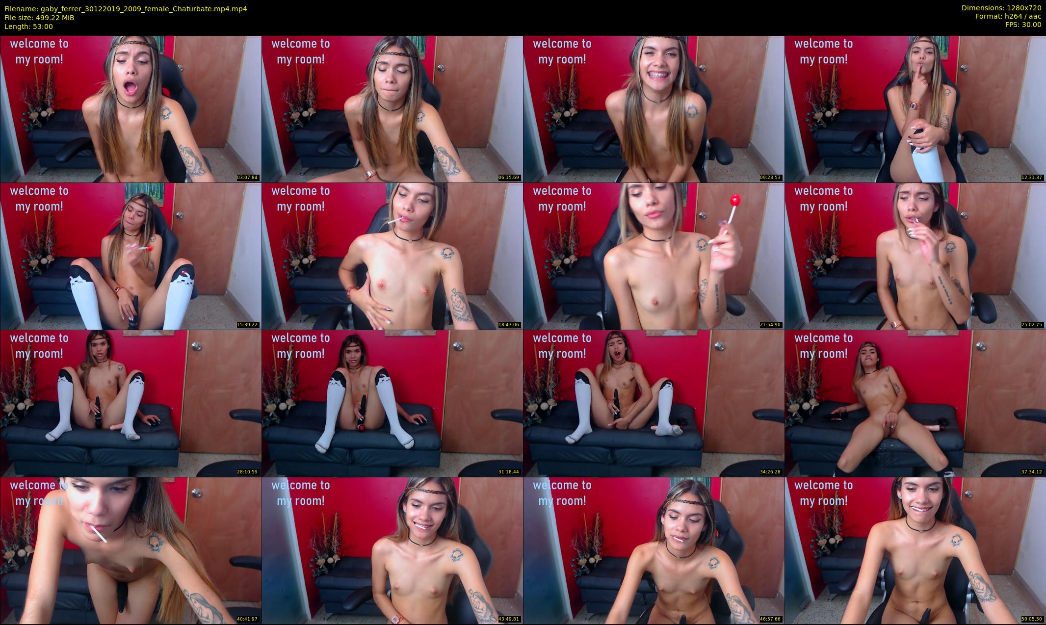 gaby_ferrer — 53 minute Chaturbate female cam show recording, 720p, Dec 30, 2019