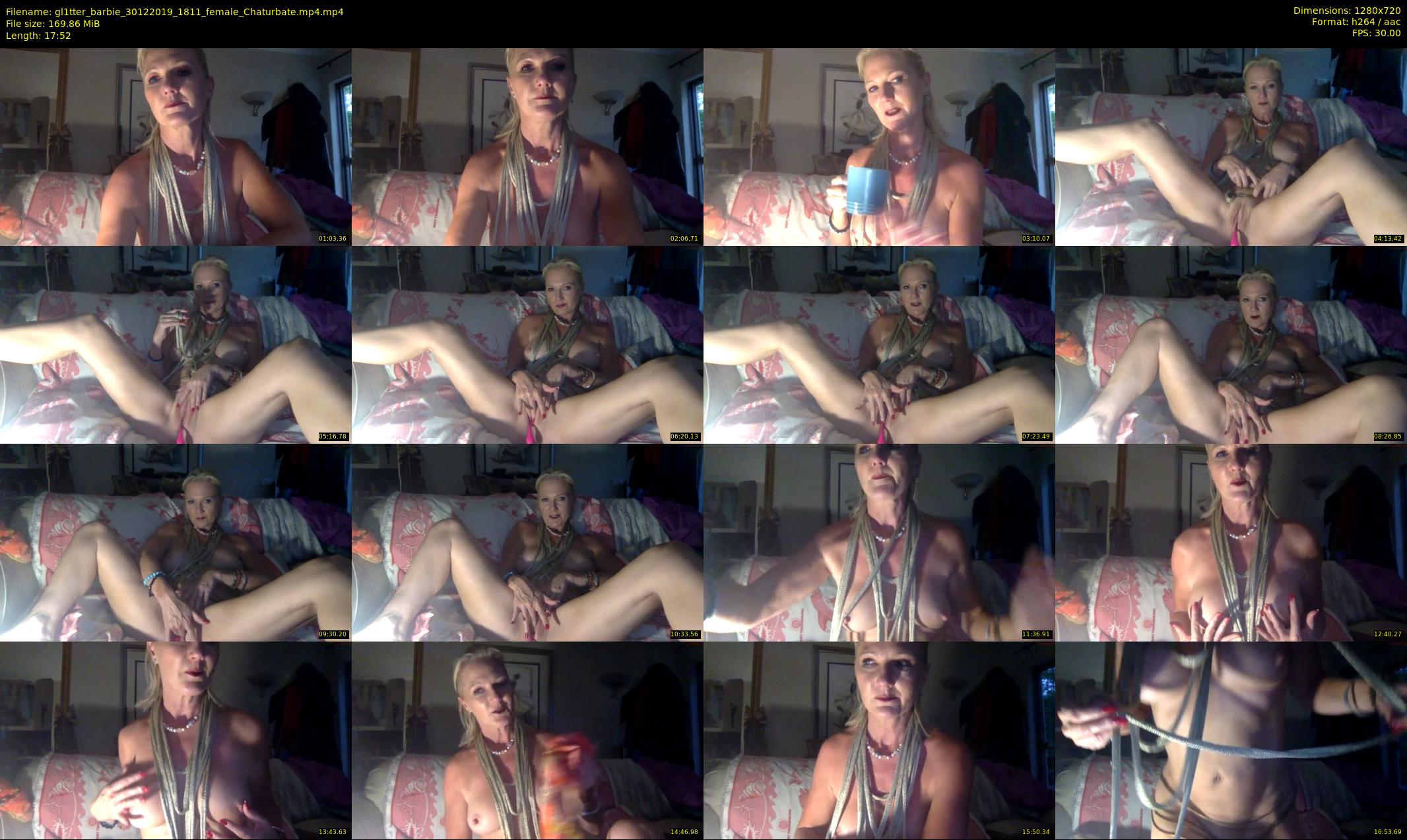 gl1tter_barbie — 18 minute Chaturbate female cam show recording, 720p, Dec 30, 2019