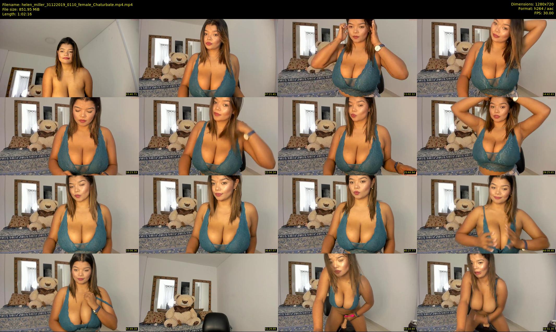 helen_miller — 63 minute Chaturbate female cam show recording, 720p, Dec 31, 2019