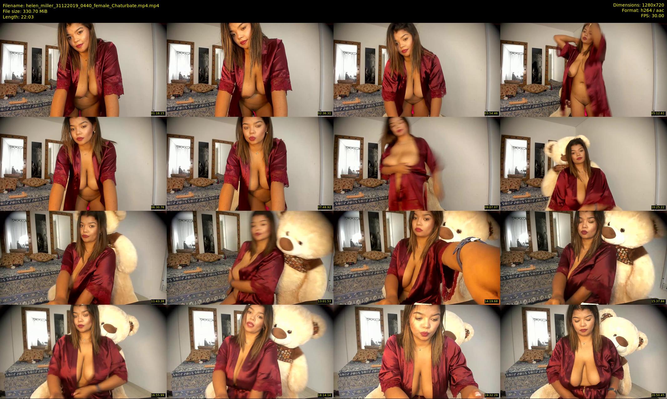 helen_miller — 23 minute Chaturbate female cam show recording, 720p, Dec 31, 2019