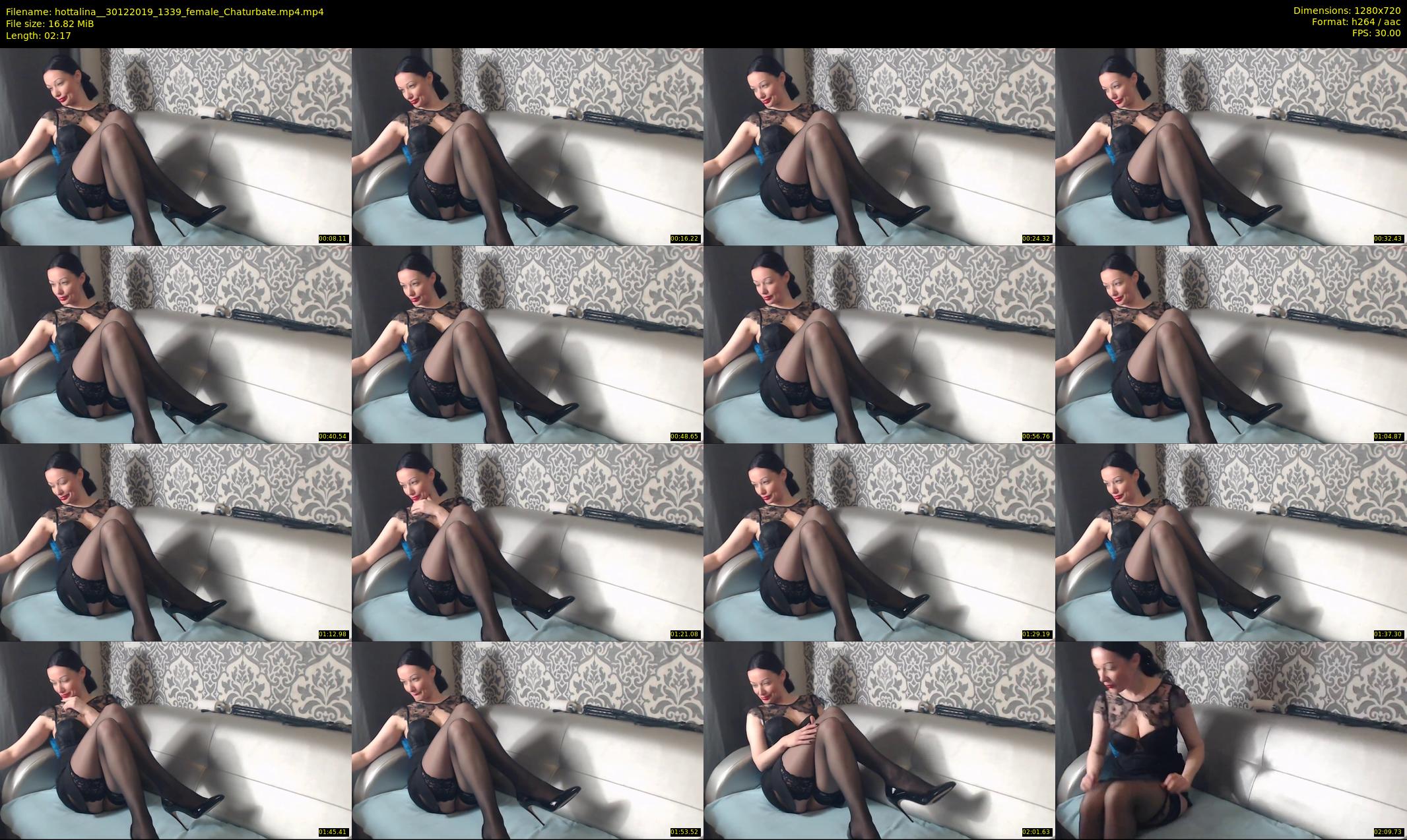hottalina_ — 3 minute Chaturbate female cam show recording, 720p, Dec 30, 2019