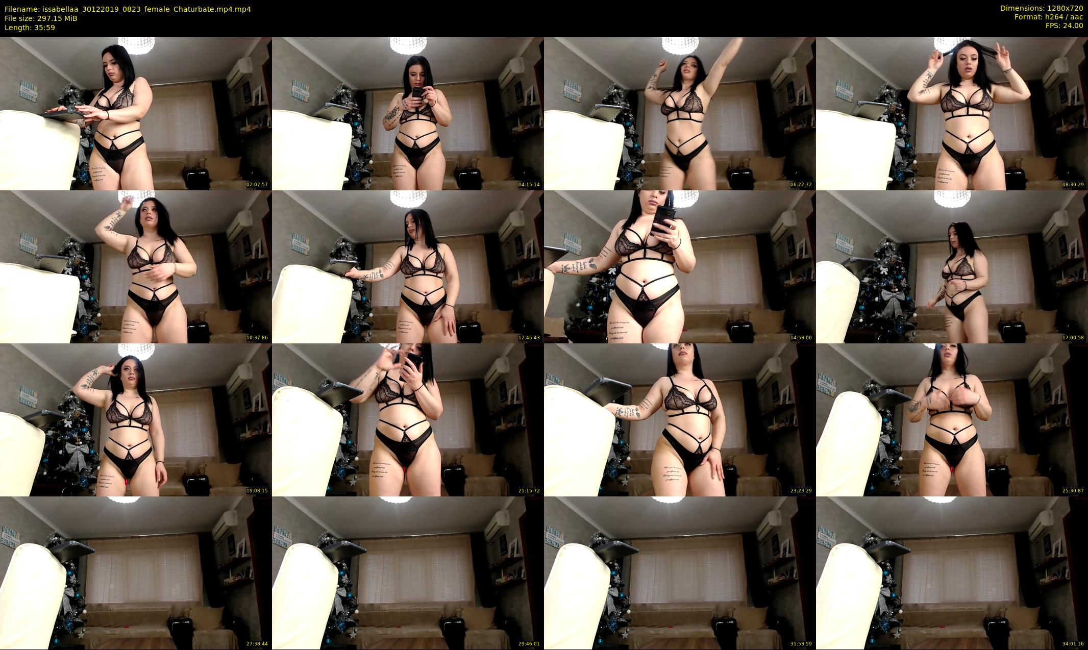 issabellaa — 36 minute Chaturbate female cam show recording, 720p, Dec 30, 2019