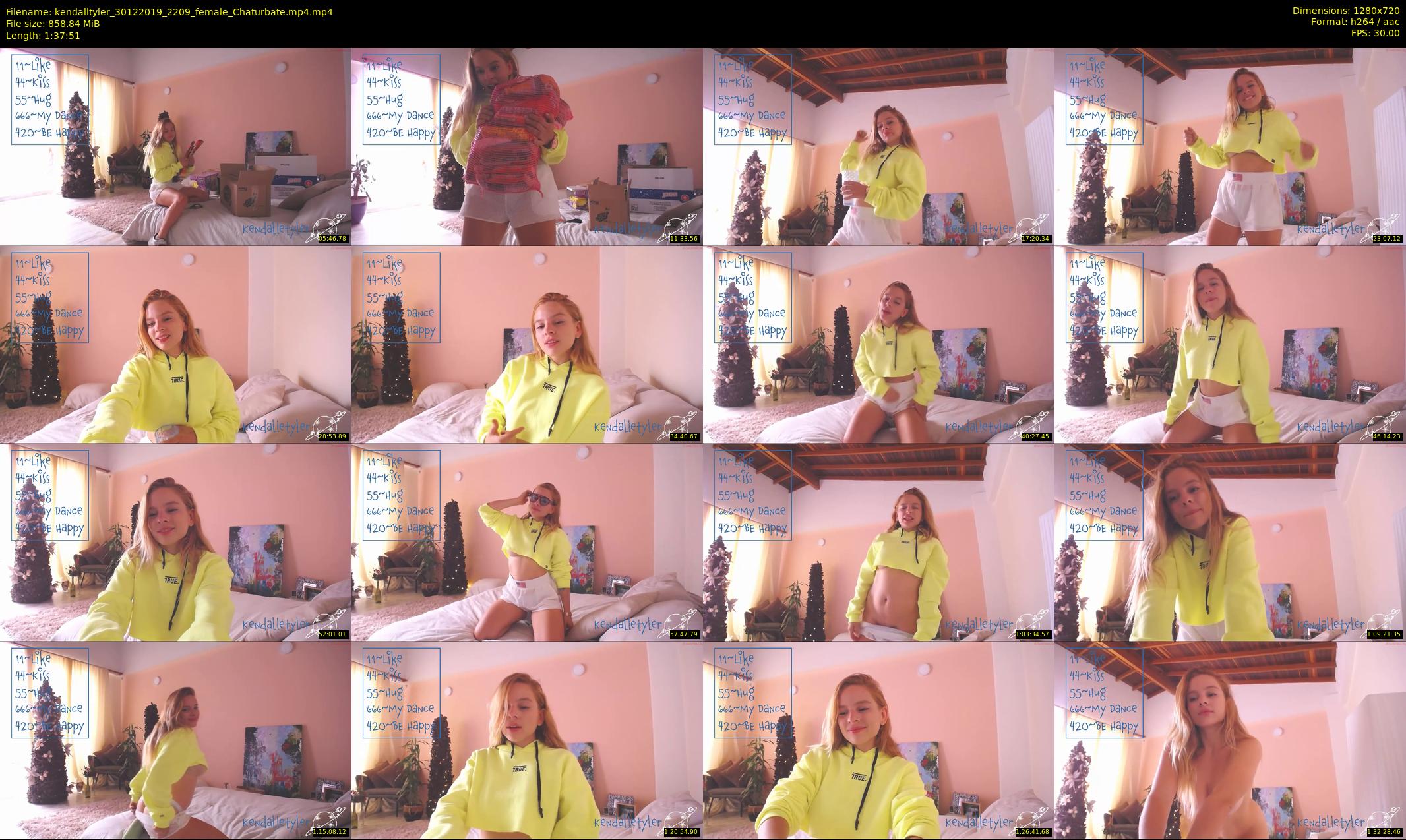 kendalltyler — 98 minute Chaturbate female cam show recording, 720p, Dec 30, 2019