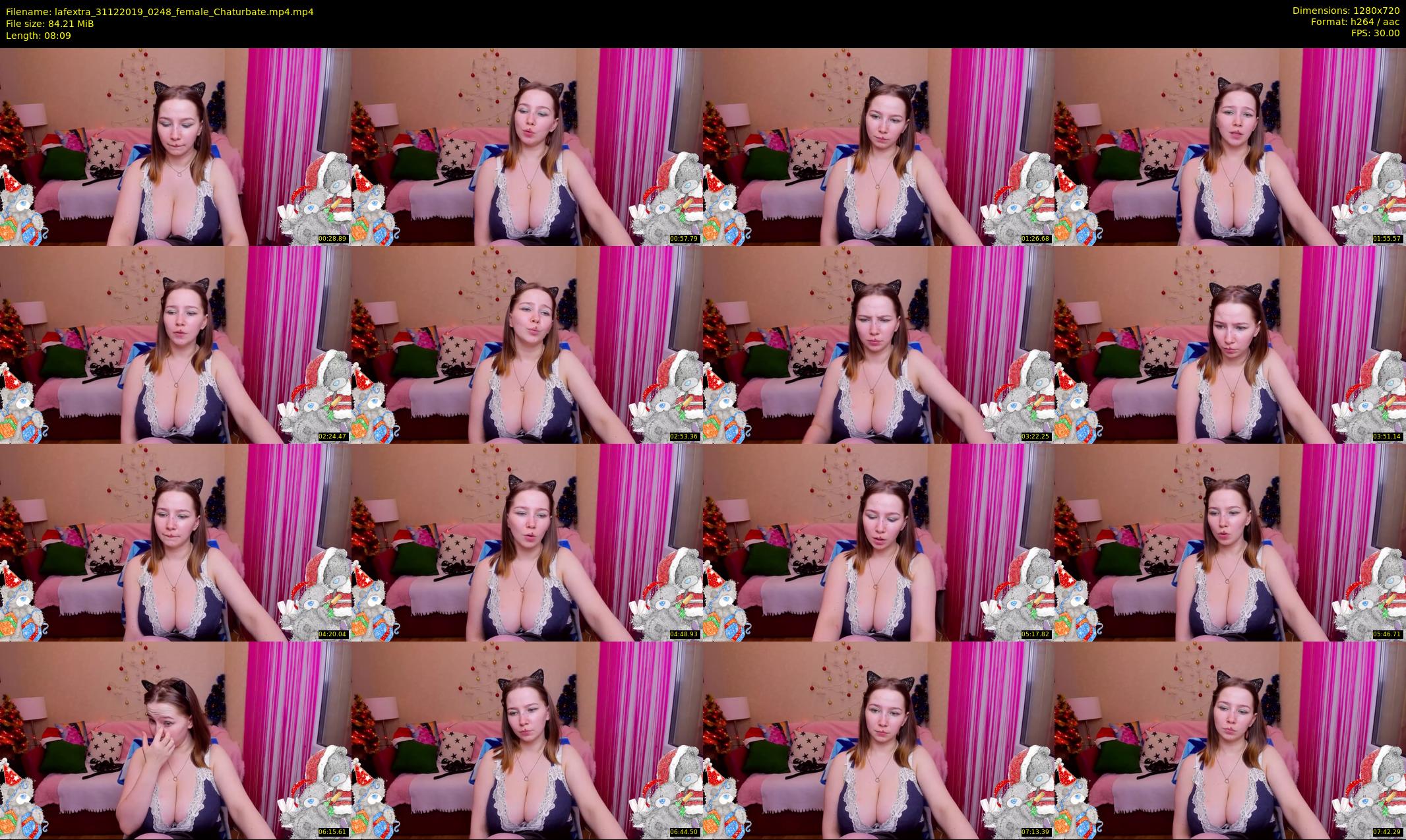 lafextra — 9 minute Chaturbate female cam show recording, 720p, Dec 31, 2019