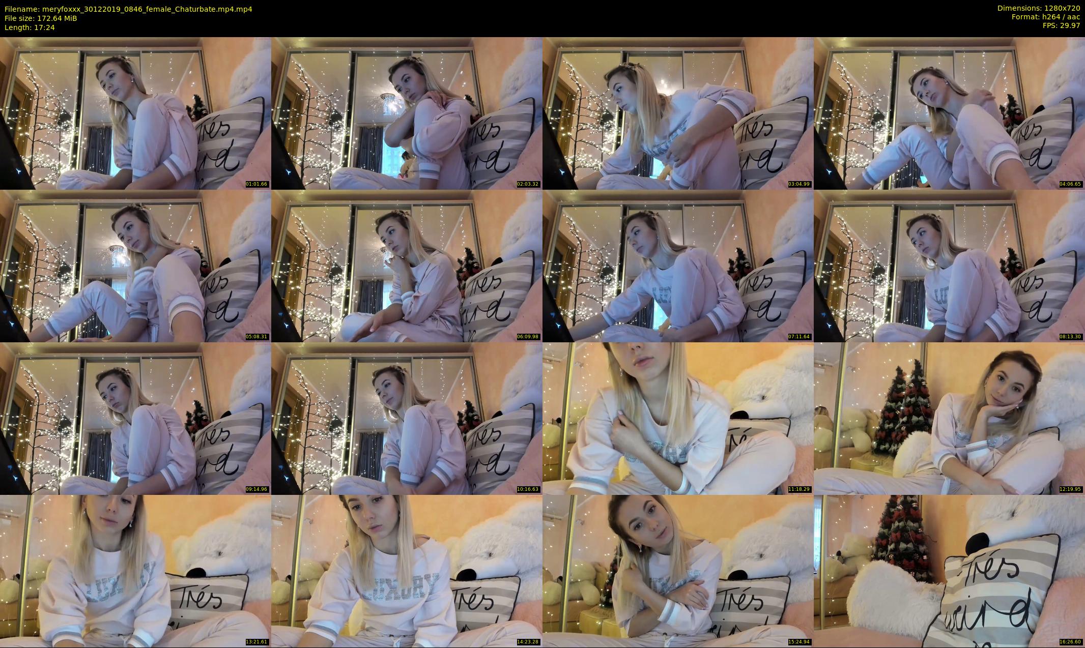 meryfoxxx — 18 minute Chaturbate female cam show recording, 720p, Dec 30, 2019