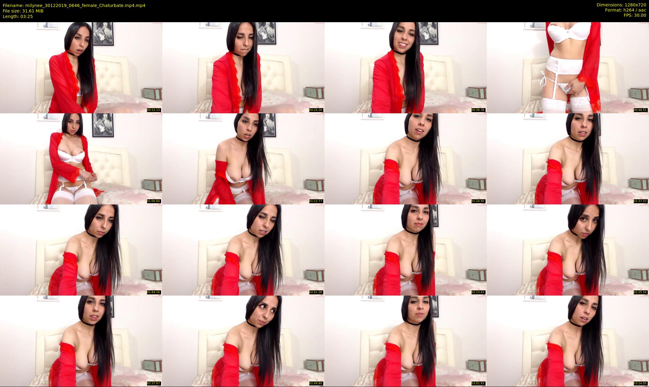 milynee — 4 minute Chaturbate female cam show recording, 720p, Dec 30, 2019