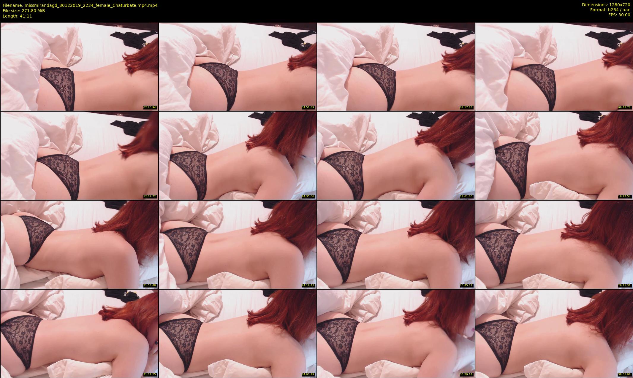 missmirandagd — 42 minute Chaturbate female cam show recording, 720p, Dec 30, 2019
