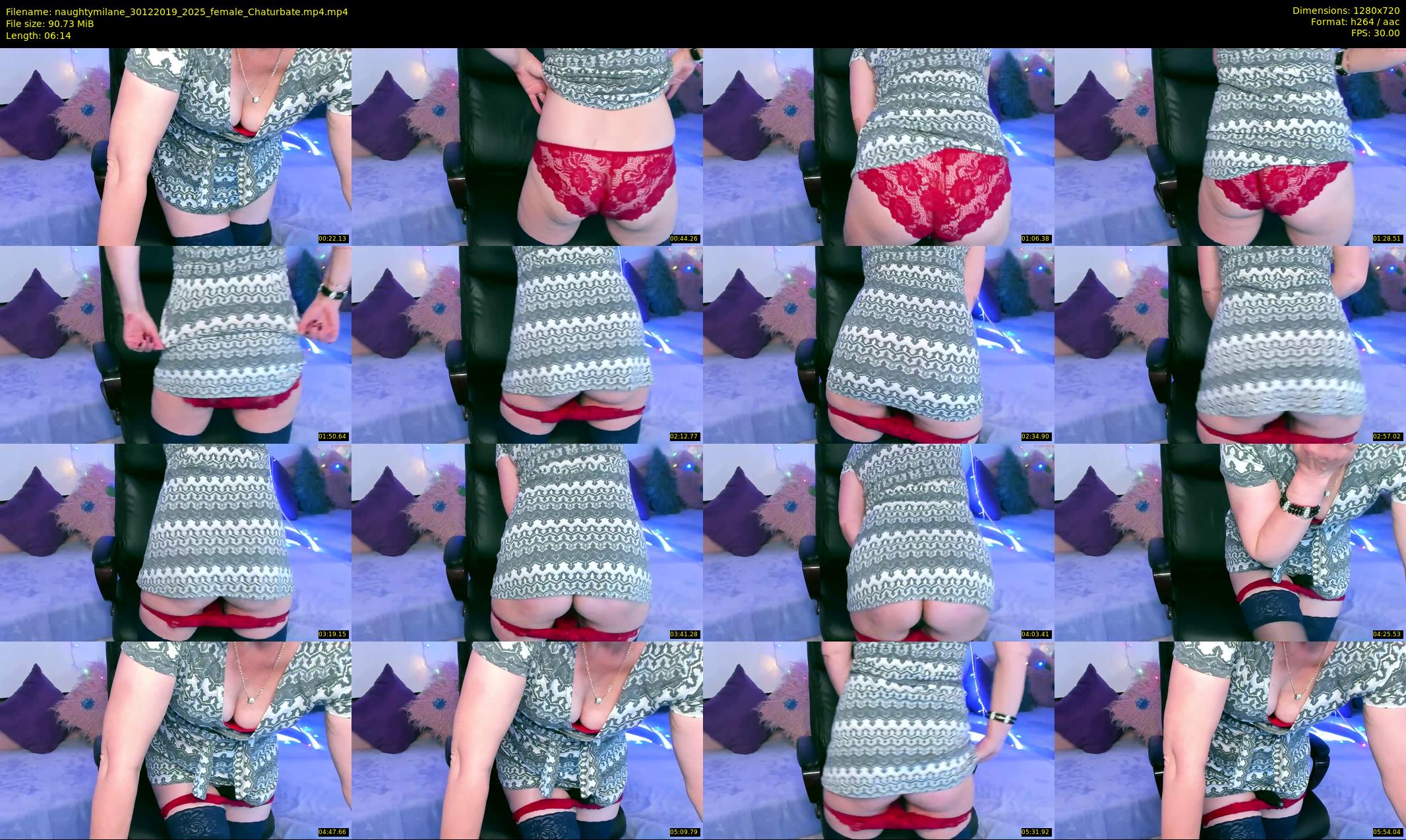 naughtymilane — 7 minute Chaturbate female cam show recording, 720p, Dec 30, 2019