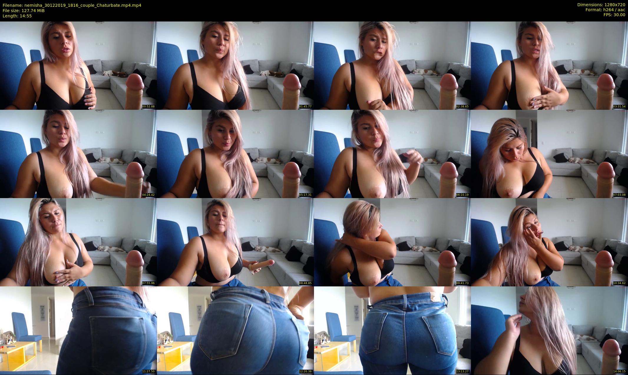 nemisha — 15 minute Chaturbate female cam show recording, 720p, Dec 30, 2019