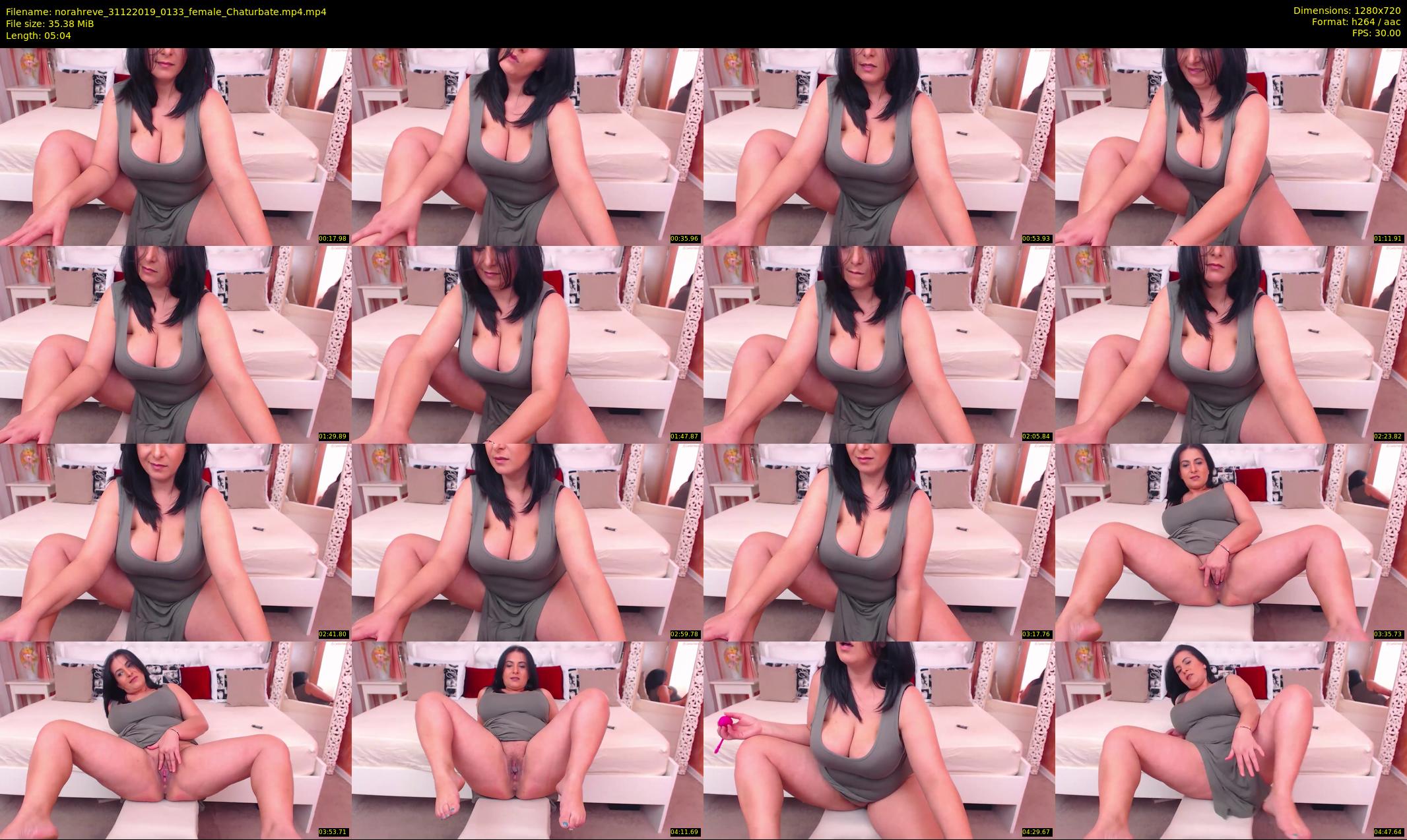 norahreve — 6 minute Chaturbate female cam show recording, 720p, Dec 31, 2019