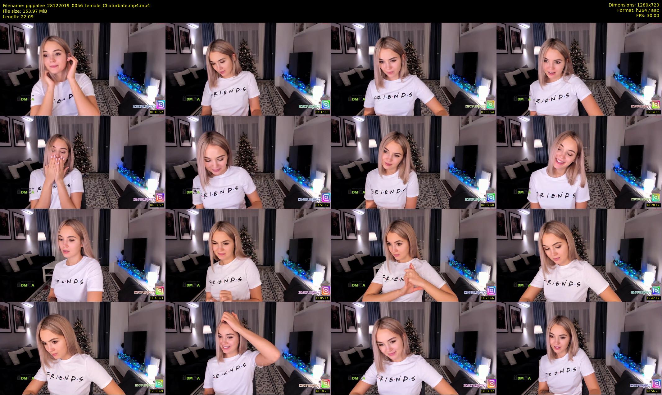 pippalee — 23 minute Chaturbate female cam show recording, 720p, Dec 28, 2019