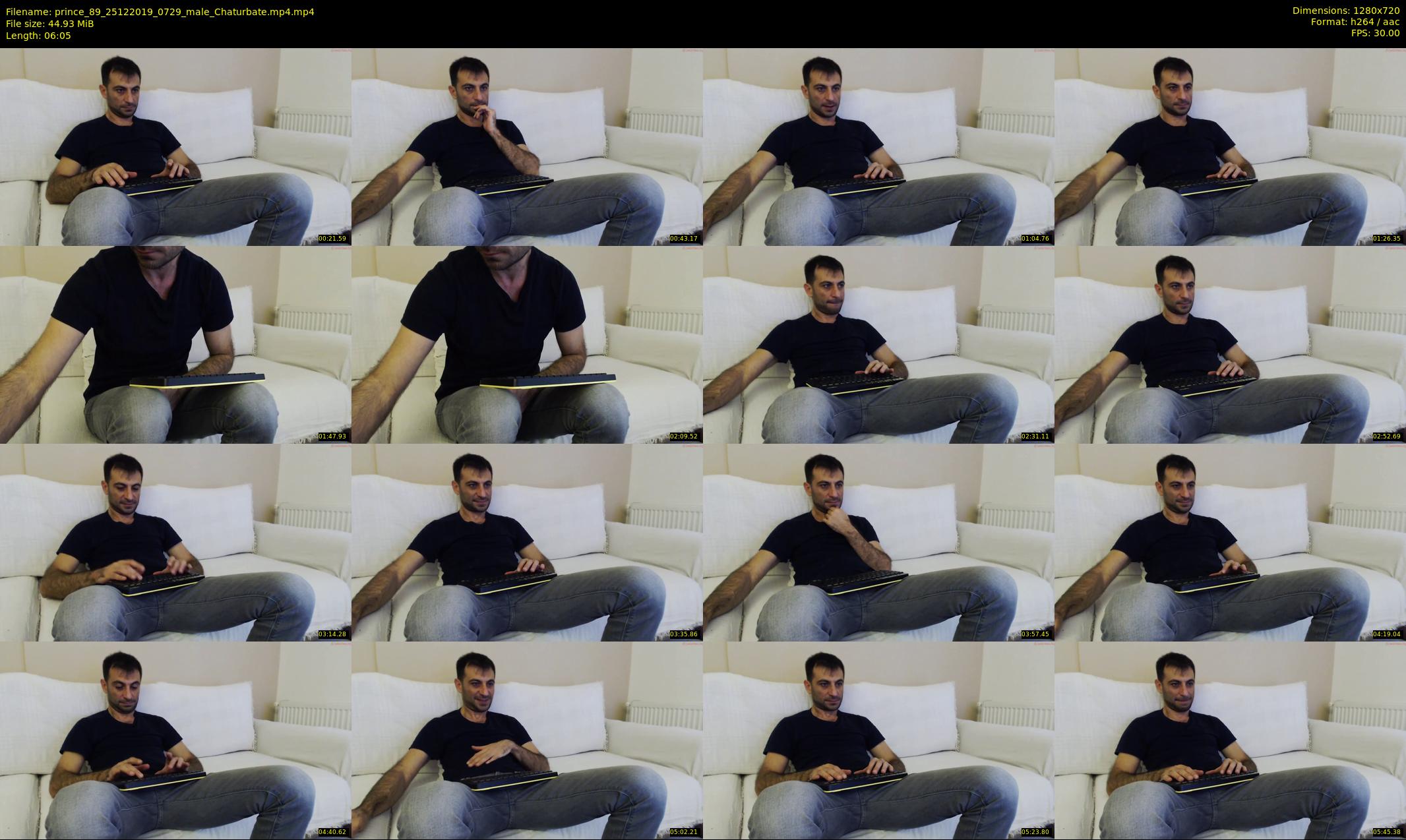 prince_89 — 7 minute Chaturbate male cam show recording, 720p, Dec 25, 2019