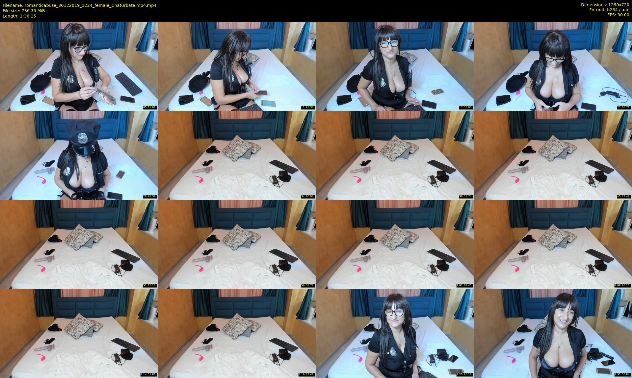 romanticabuse — 97 minute Chaturbate female cam show recording, 720p, Dec 30, 2019