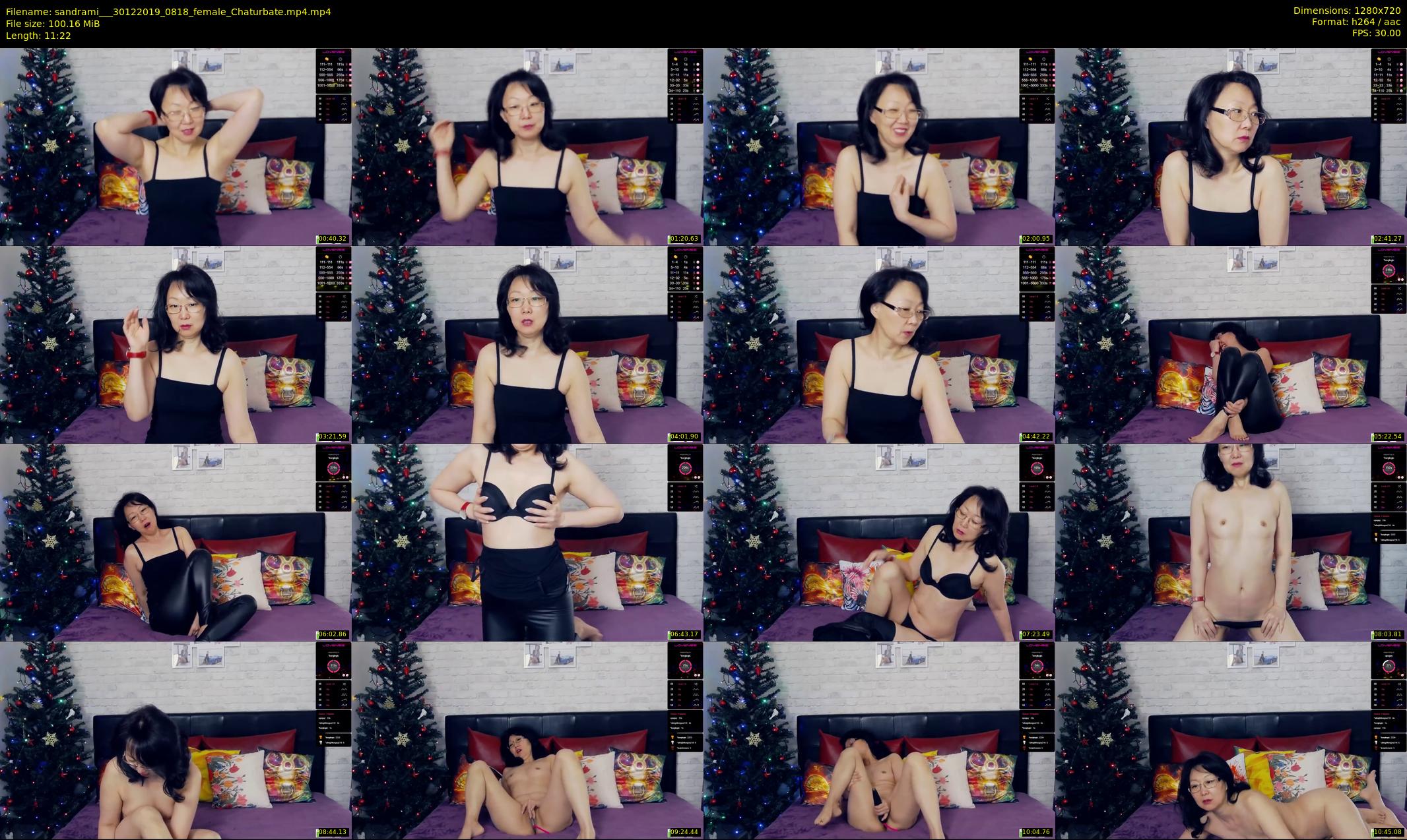 sandrami__ — 12 minute Chaturbate female cam show recording, 720p, Dec 30, 2019