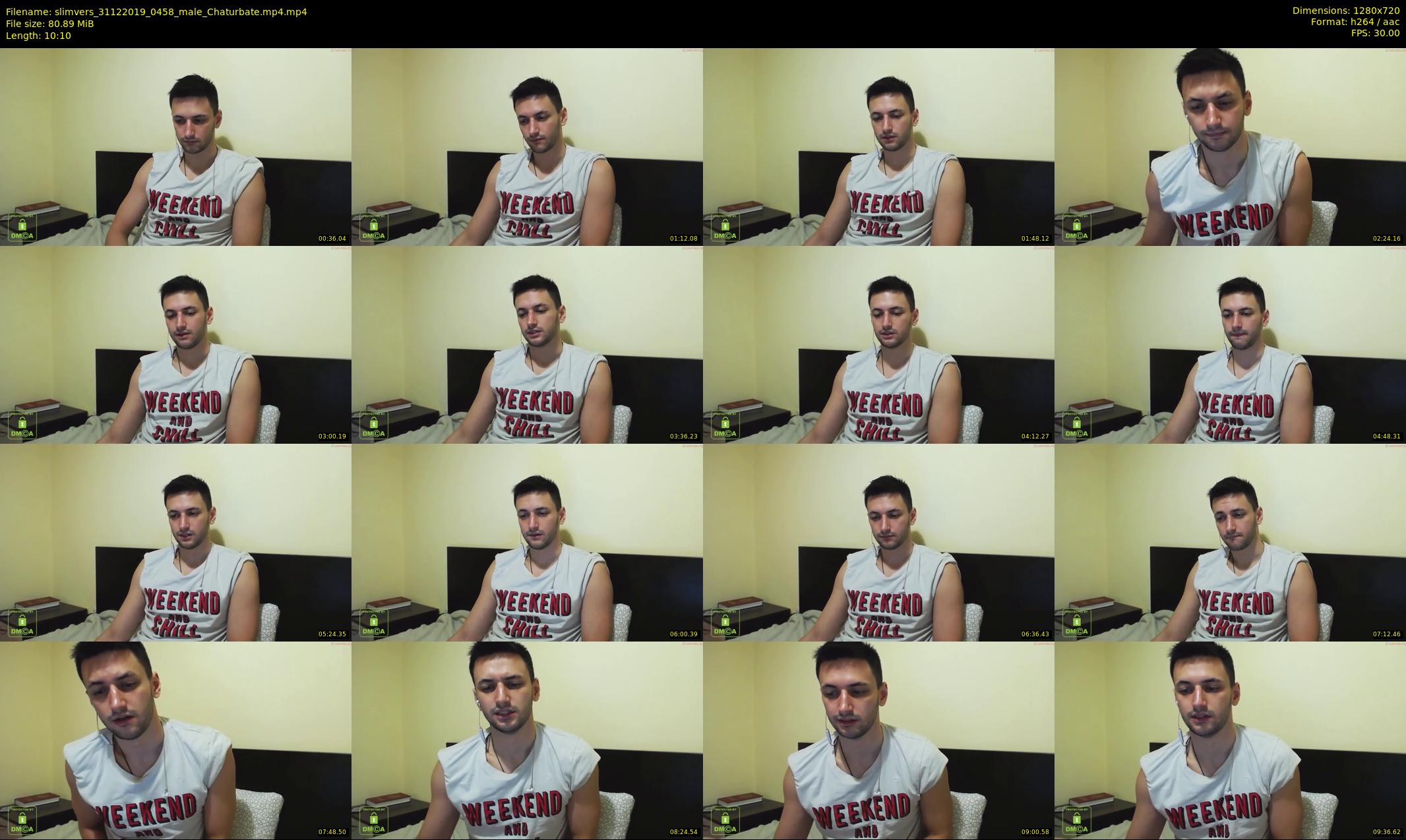 slimvers — 11 minute Chaturbate male cam show recording, 720p, Dec 31, 2019