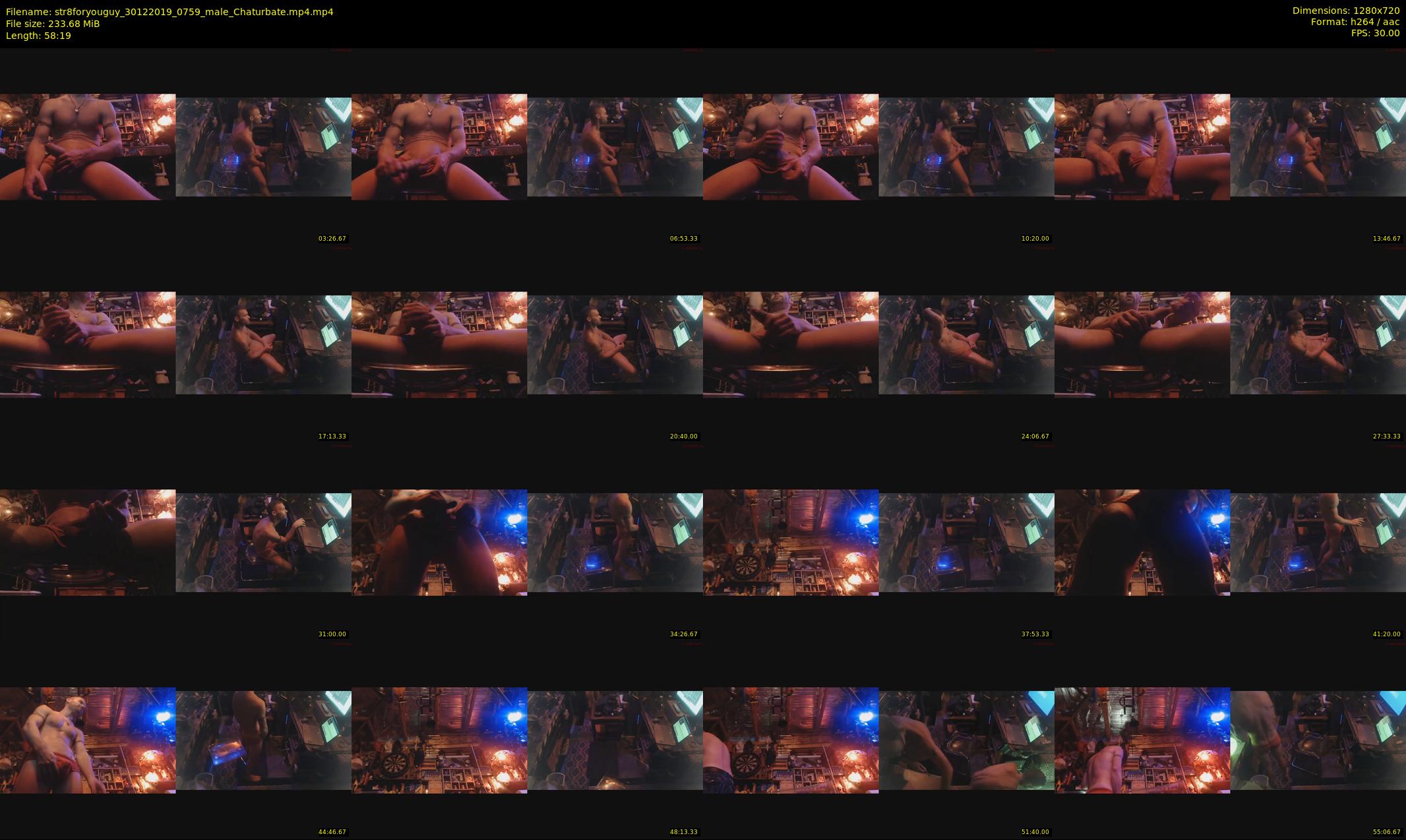 str8foryouguy — 59 minute Chaturbate male cam show recording, 720p, Dec 30, 2019