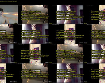 thejohnnystone — 25 minute Chaturbate male cam show recording, 720p, Dec 31, 2019